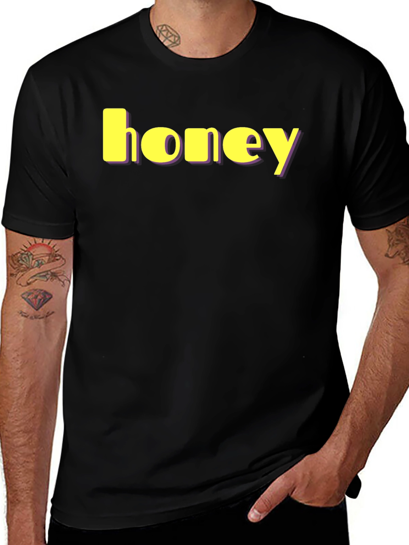 Honey Graphic Tee - Modern Style
