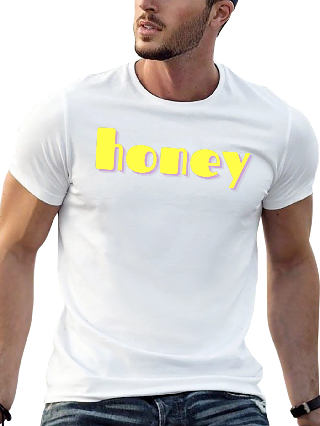Honey Graphic Tee - Modern Style