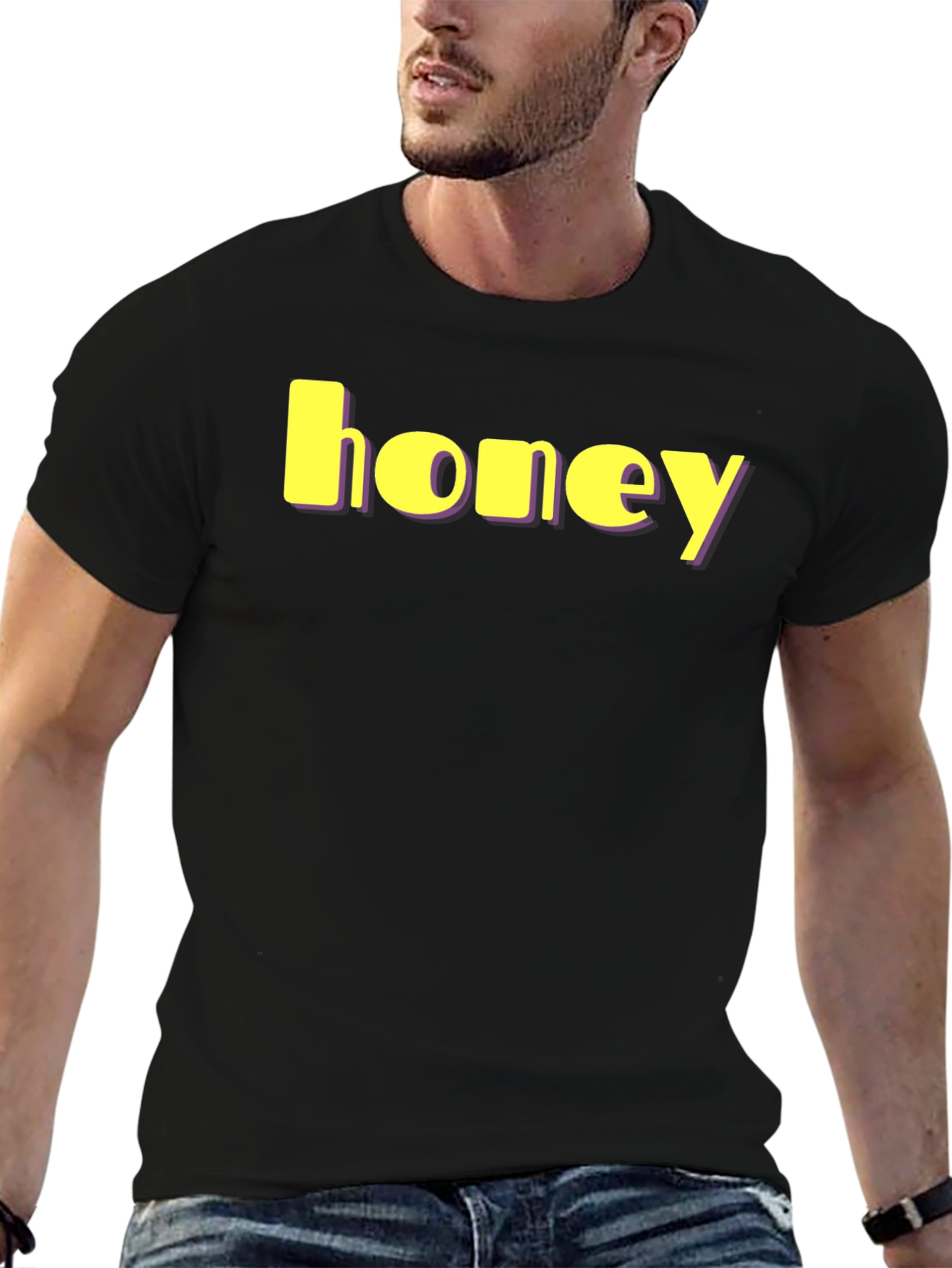 Honey Graphic Tee - Modern Style