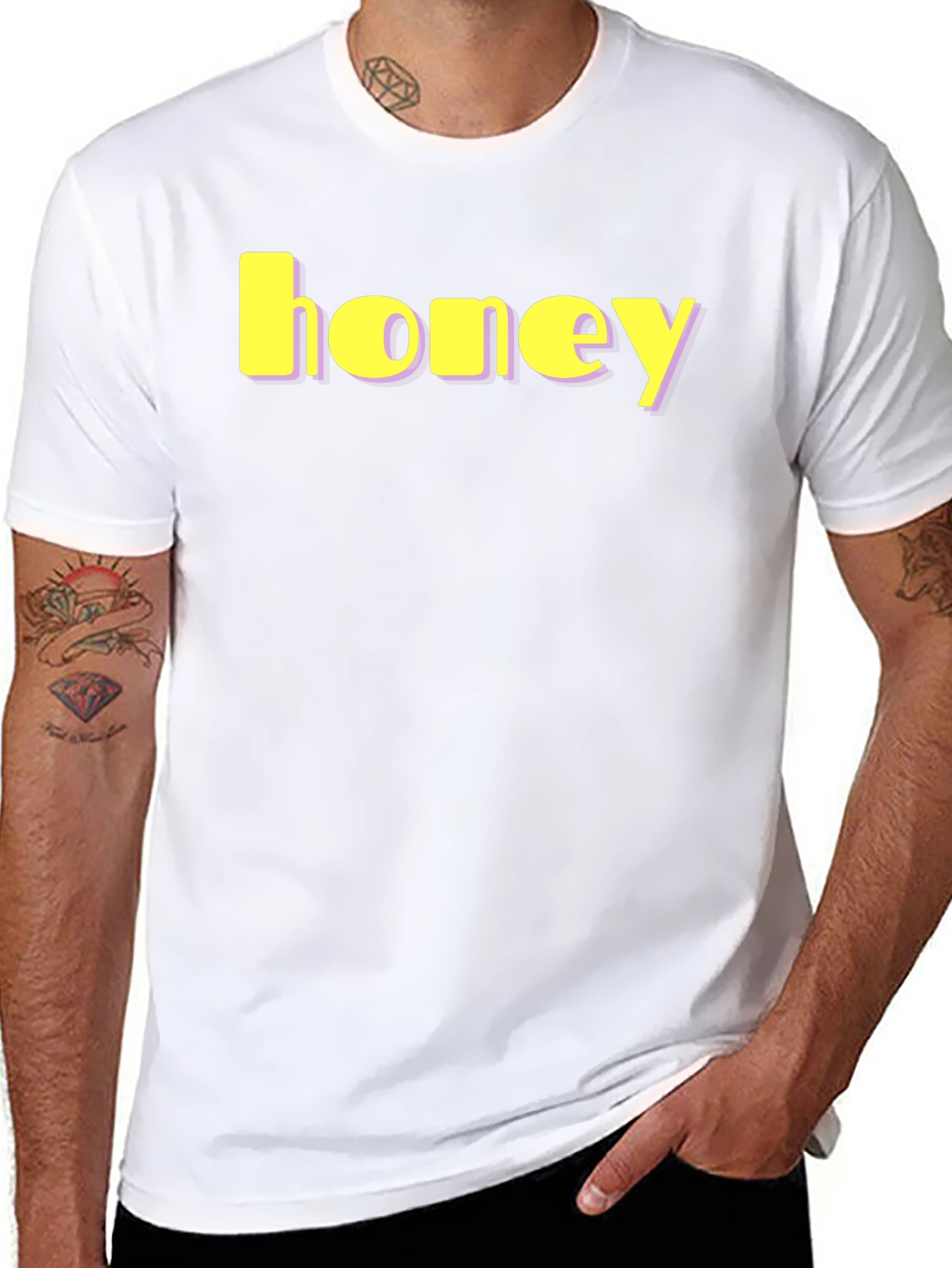 Honey Graphic Tee - Modern Style