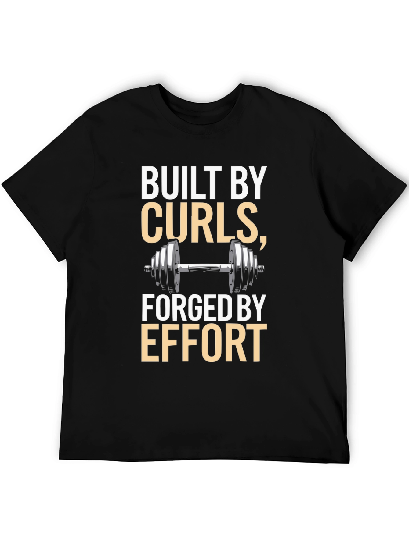 Built By Curls Fitness T-Shirt