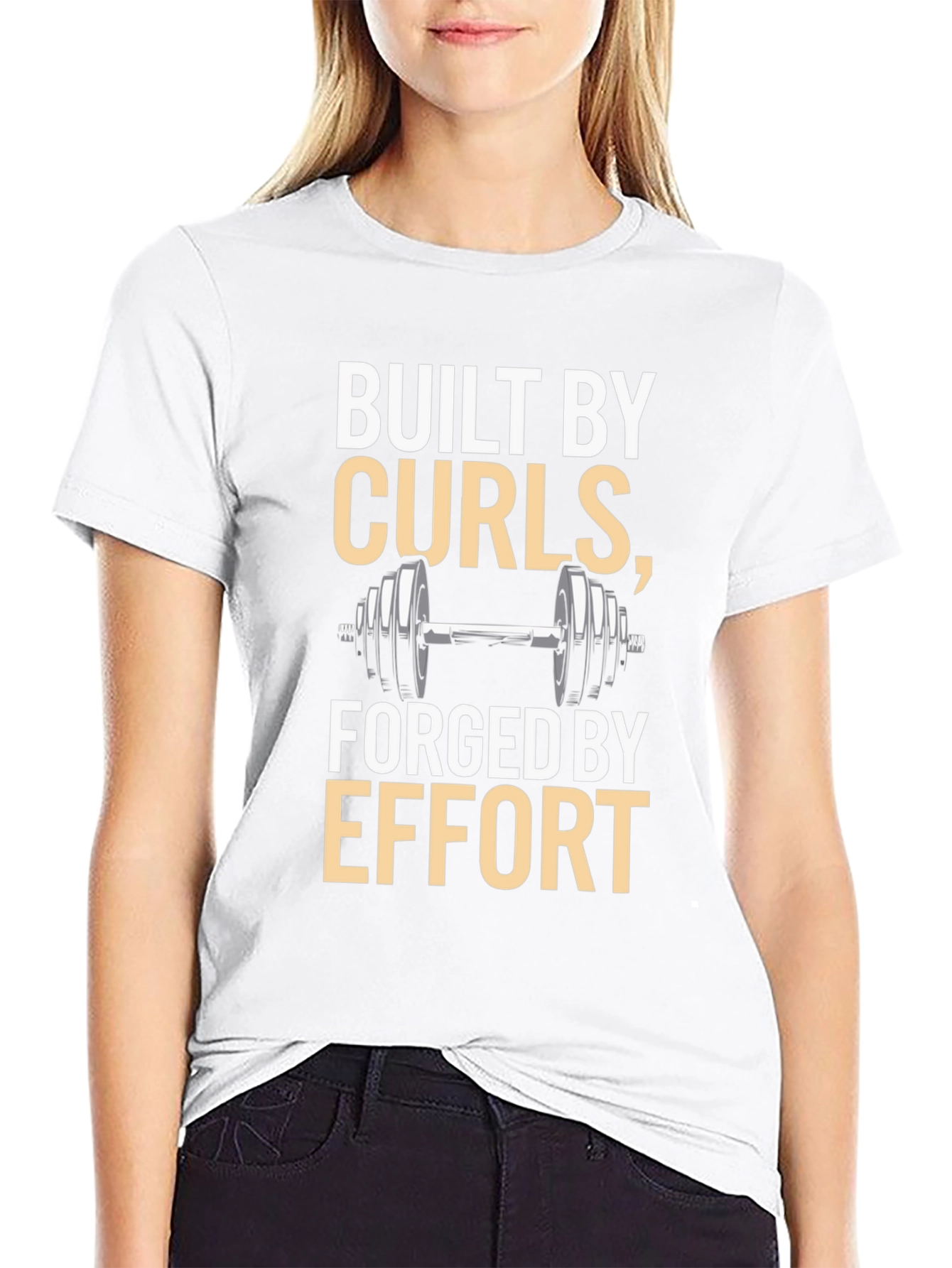 Built By Curls Fitness T-Shirt