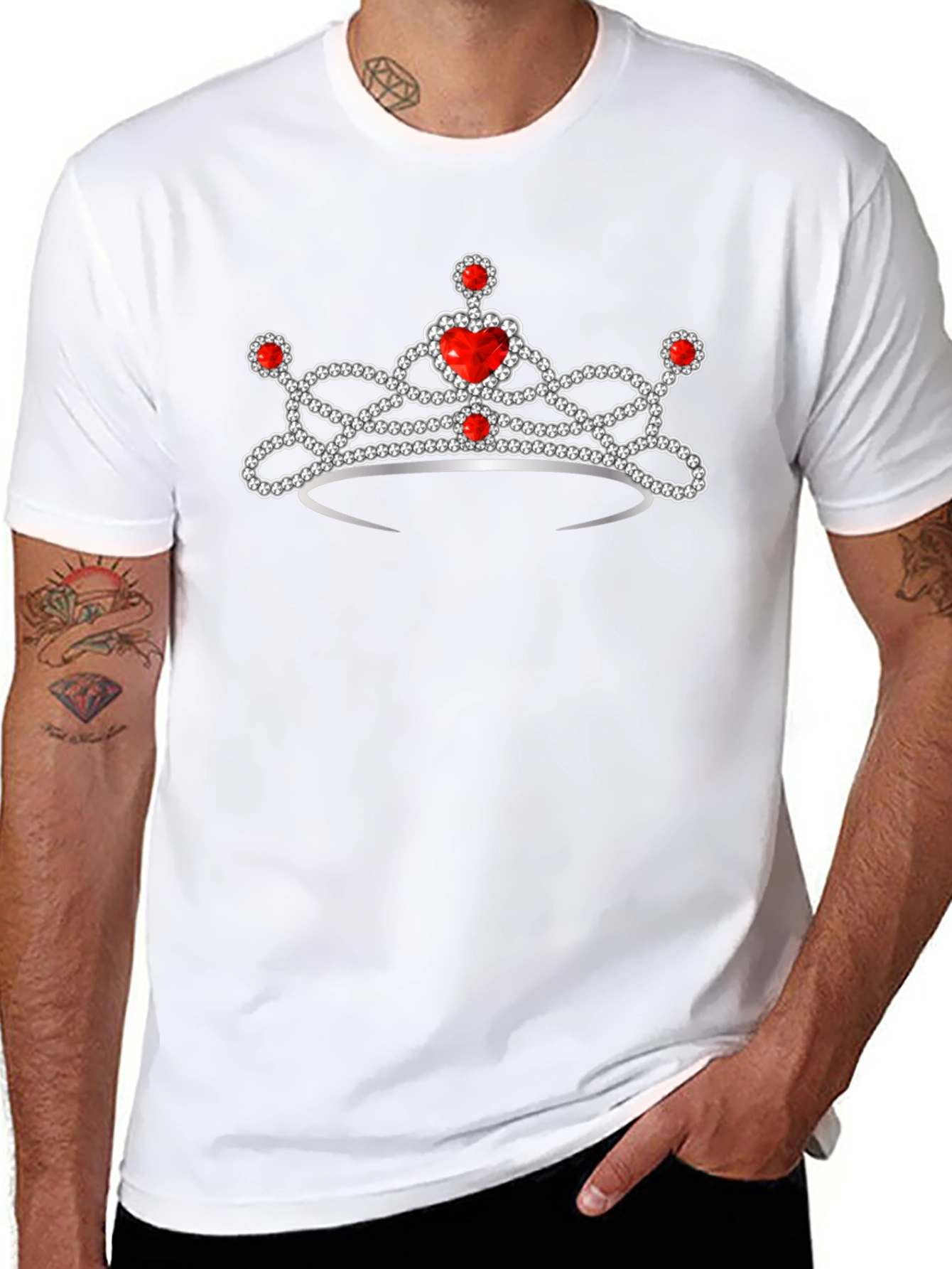Crown Graphic Tee - Royal Style T-Shirt
