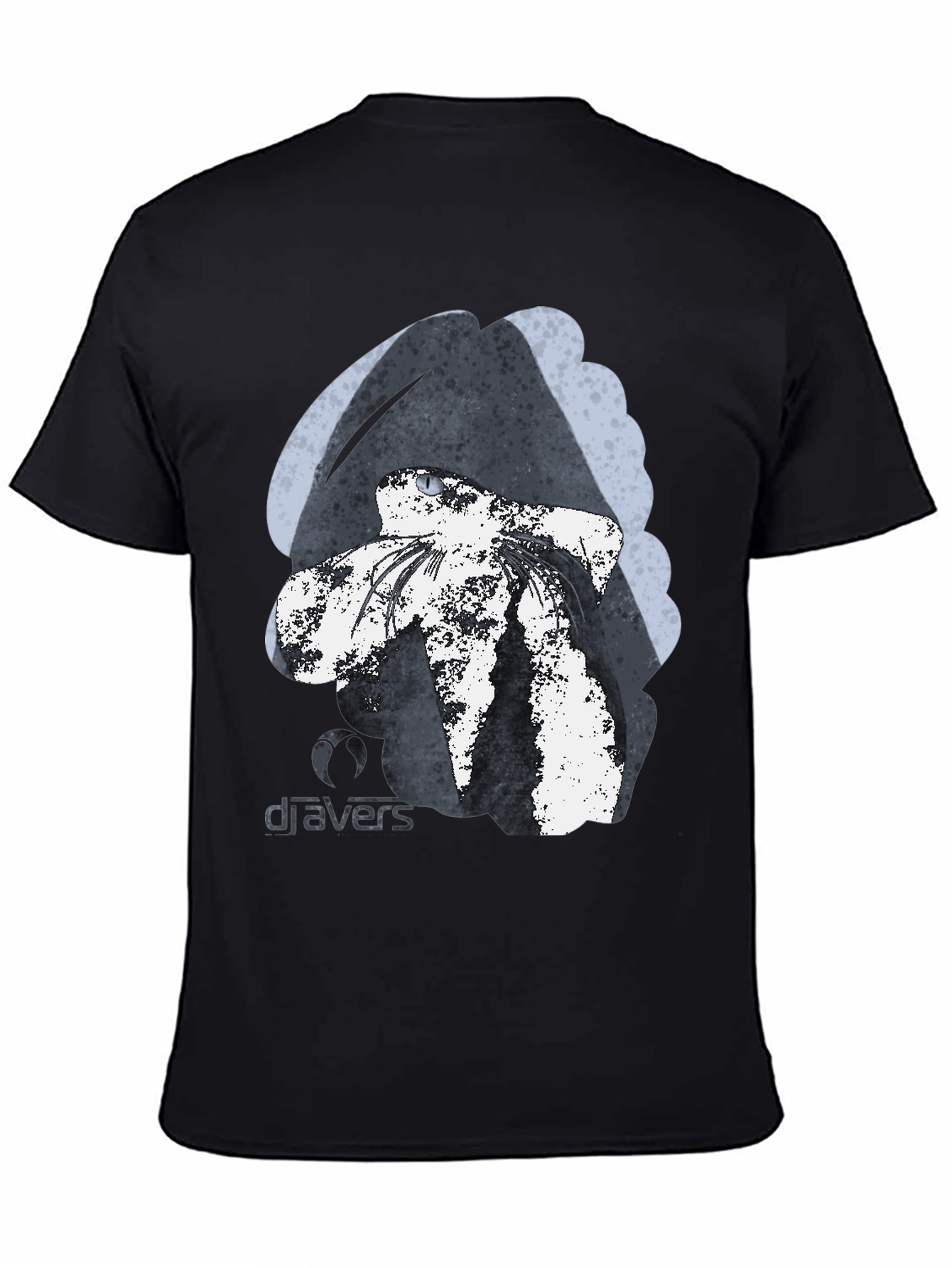 DJAVERS Black Graphic Print T-Shirt