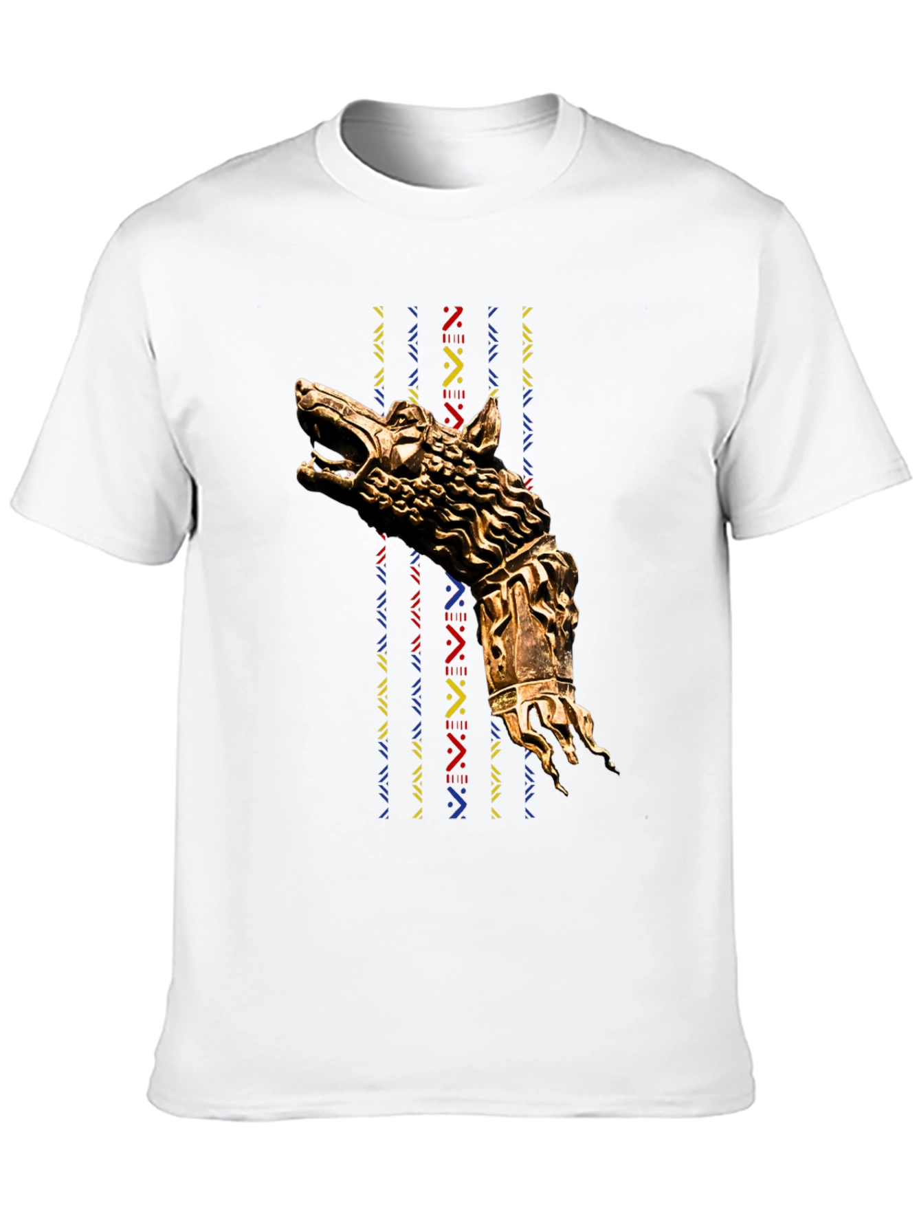 Wolf Head Graphic Black T-Shirt
