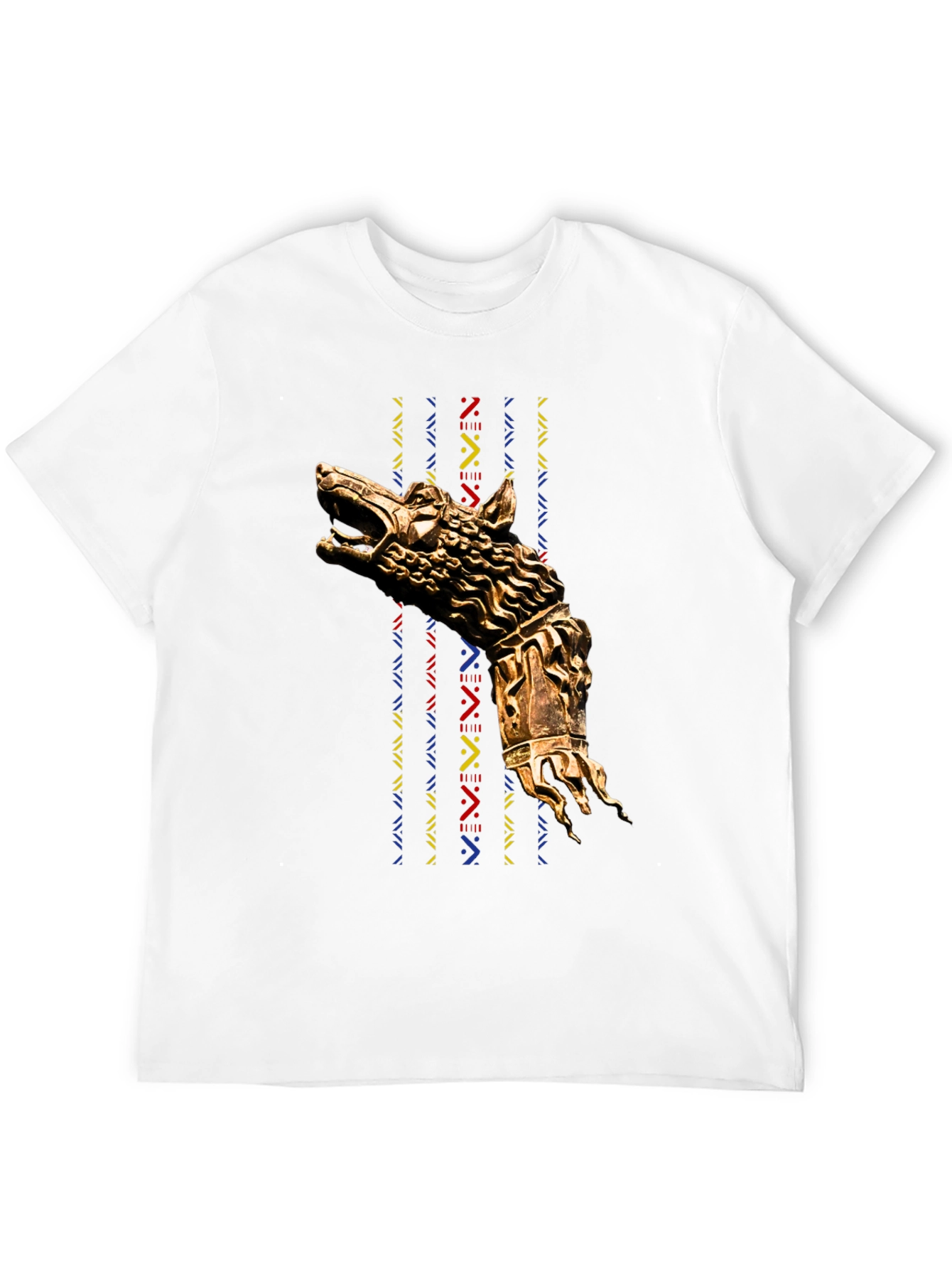 Wolf Head Graphic Black T-Shirt