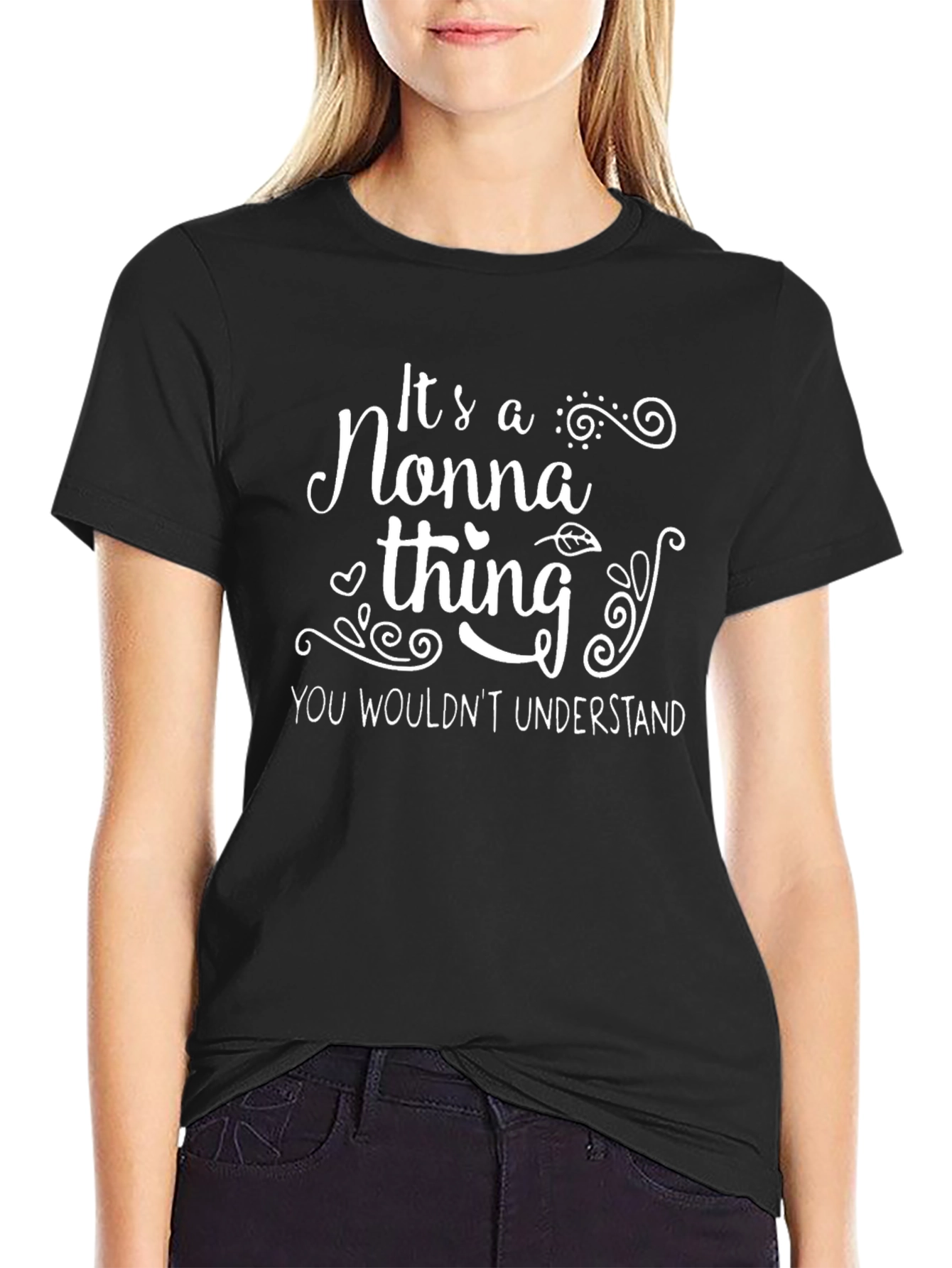 Its a Nonna Thing Black T-Shirt