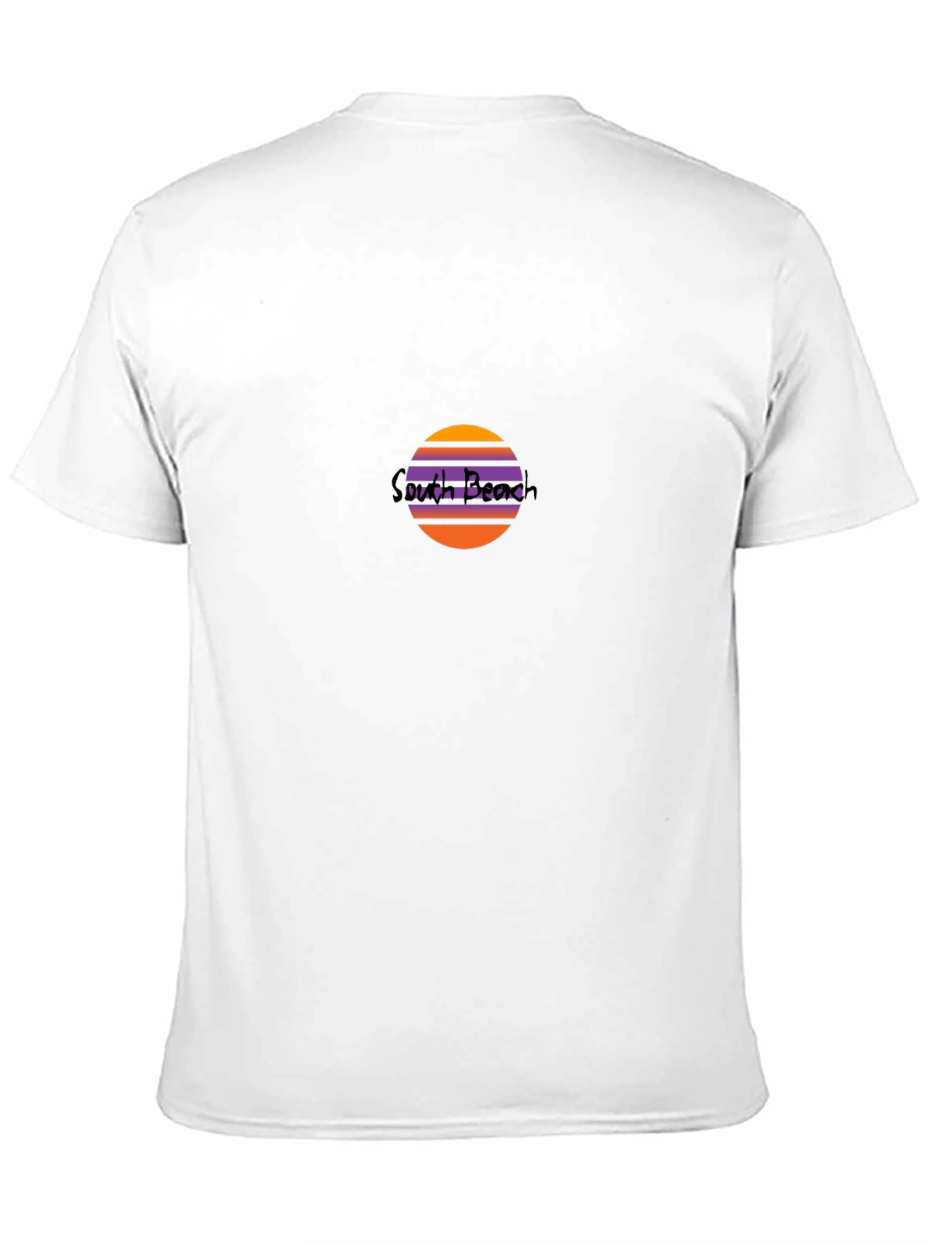 South Beach Graphic Tee - Retro Sunset Vibes