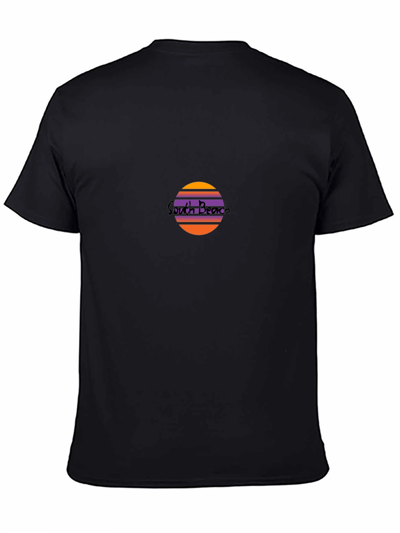 South Beach Graphic Tee - Retro Sunset Vibes
