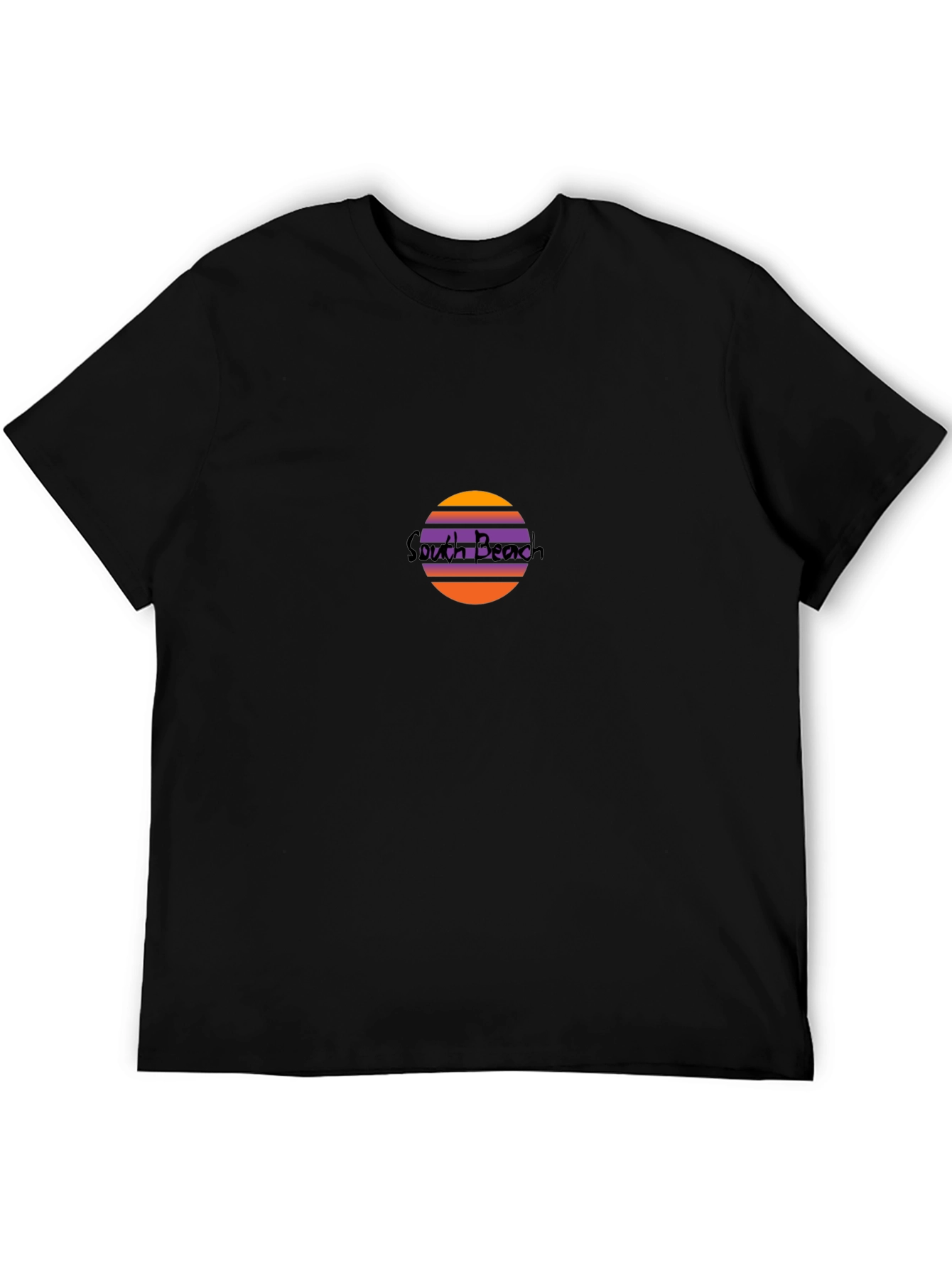 South Beach Graphic Tee - Retro Sunset Vibes