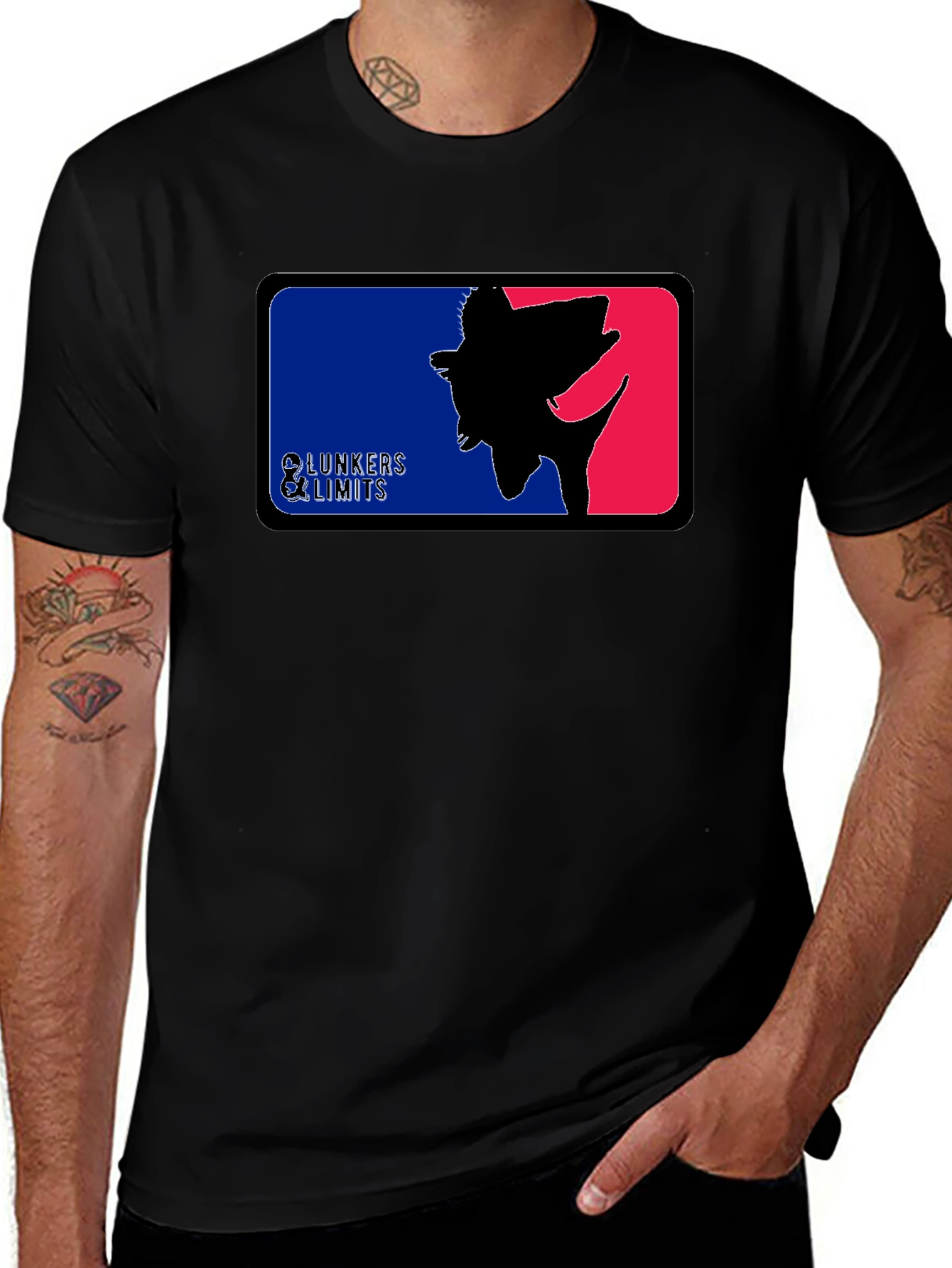 Lunker Limits Black T-Shirt - Fishing Apparel