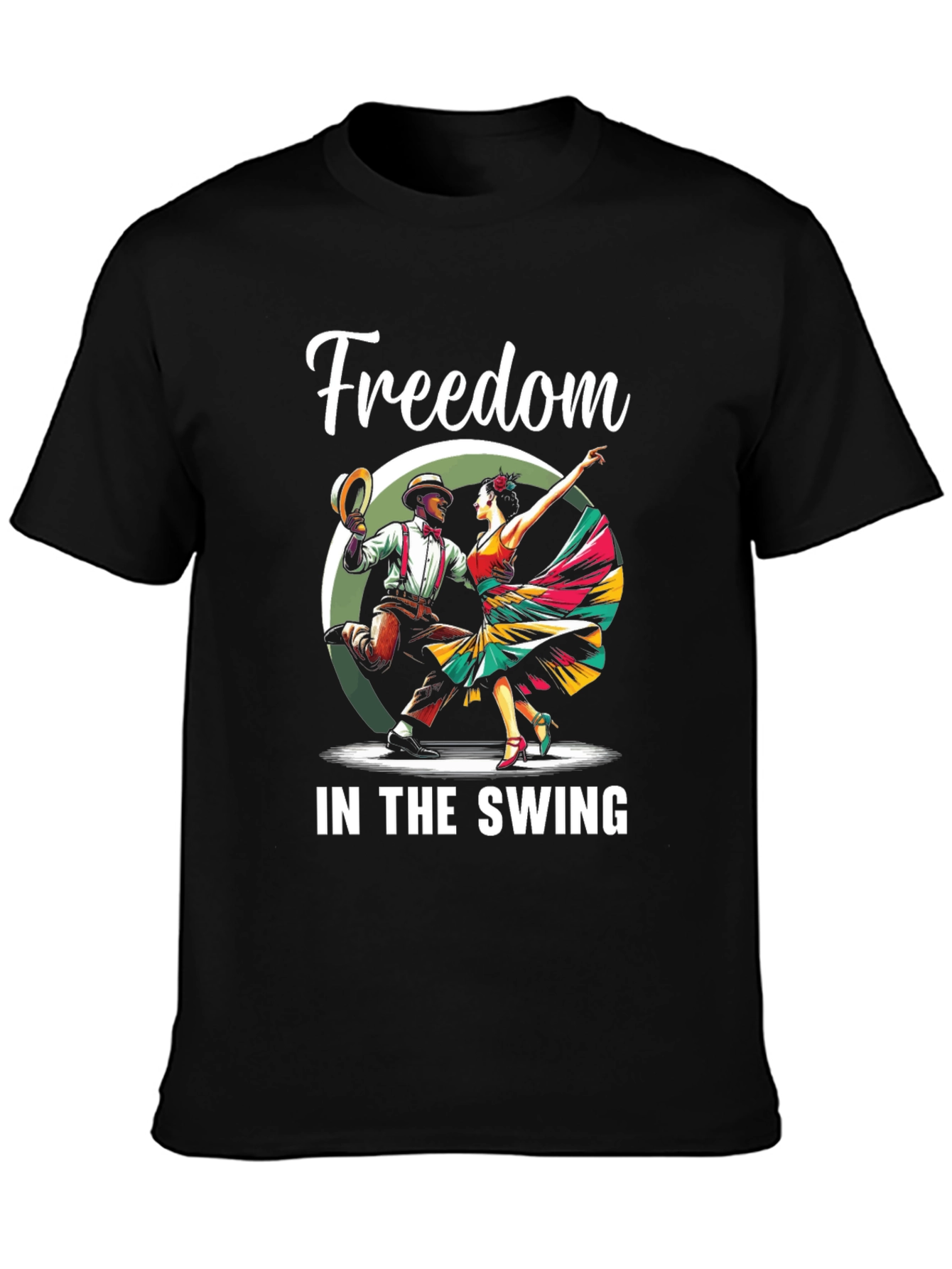 Freedom in the Swing Dance T-Shirt