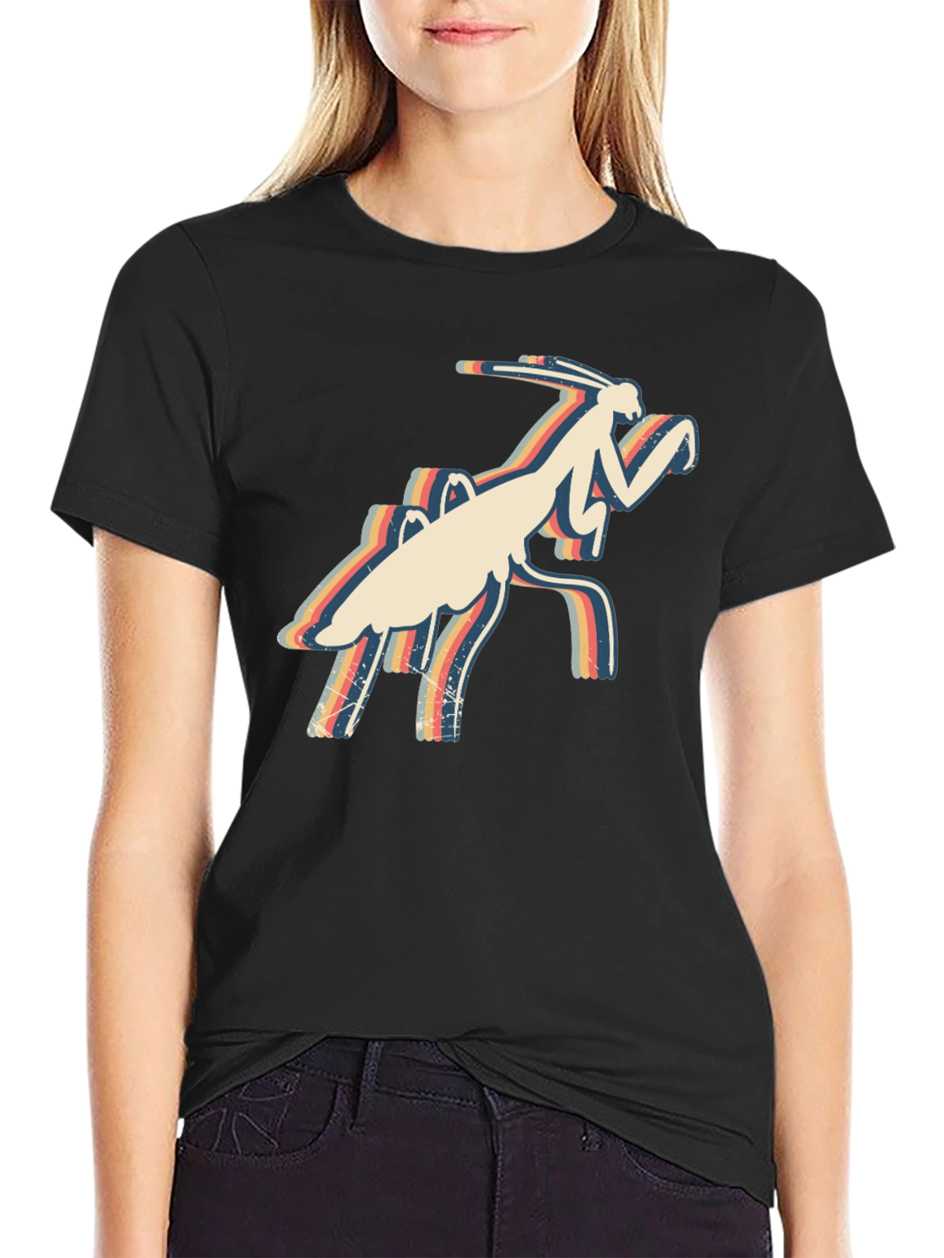 Retro Mantis Graphic T-Shirt