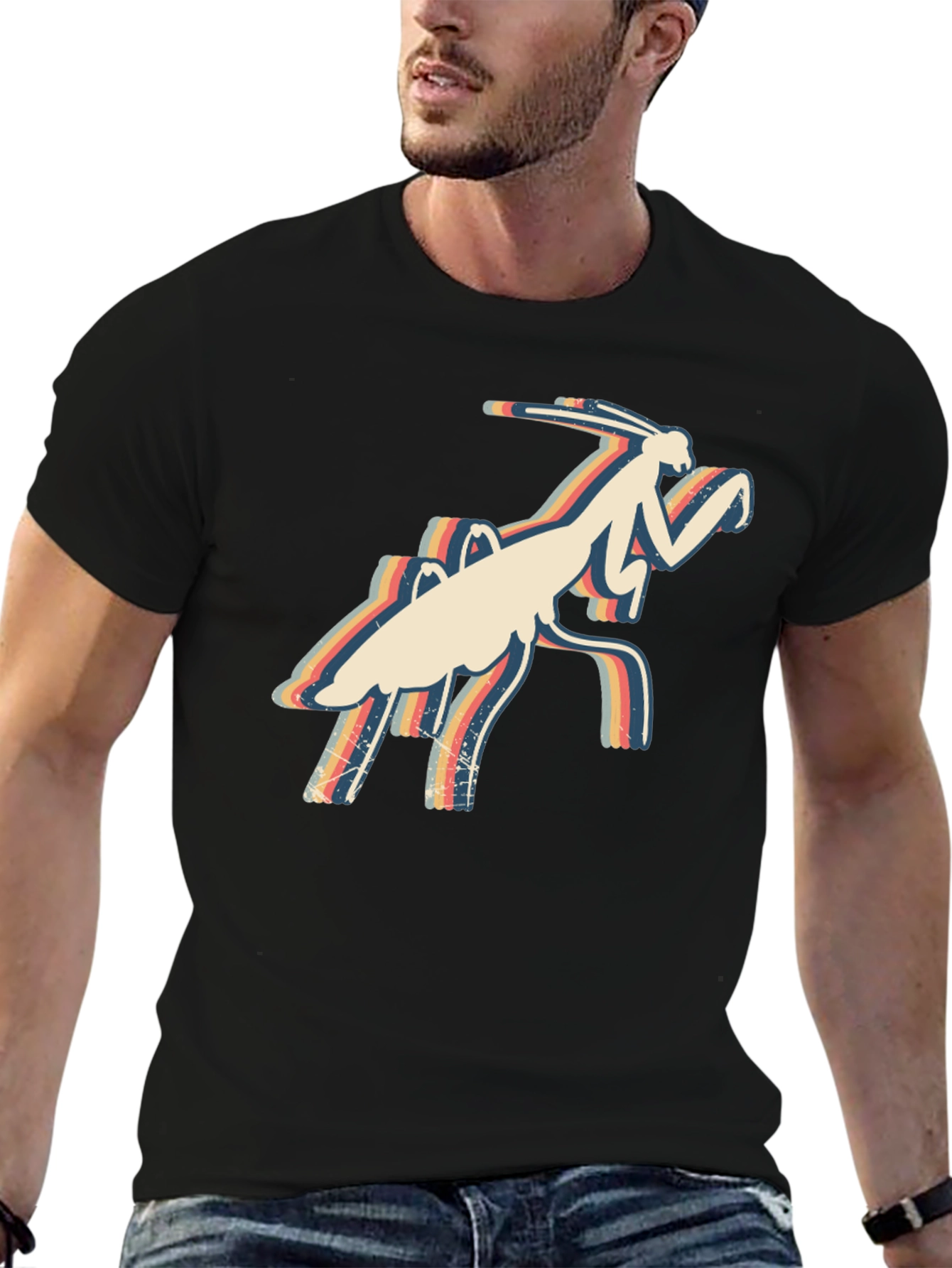 Retro Mantis Graphic T-Shirt