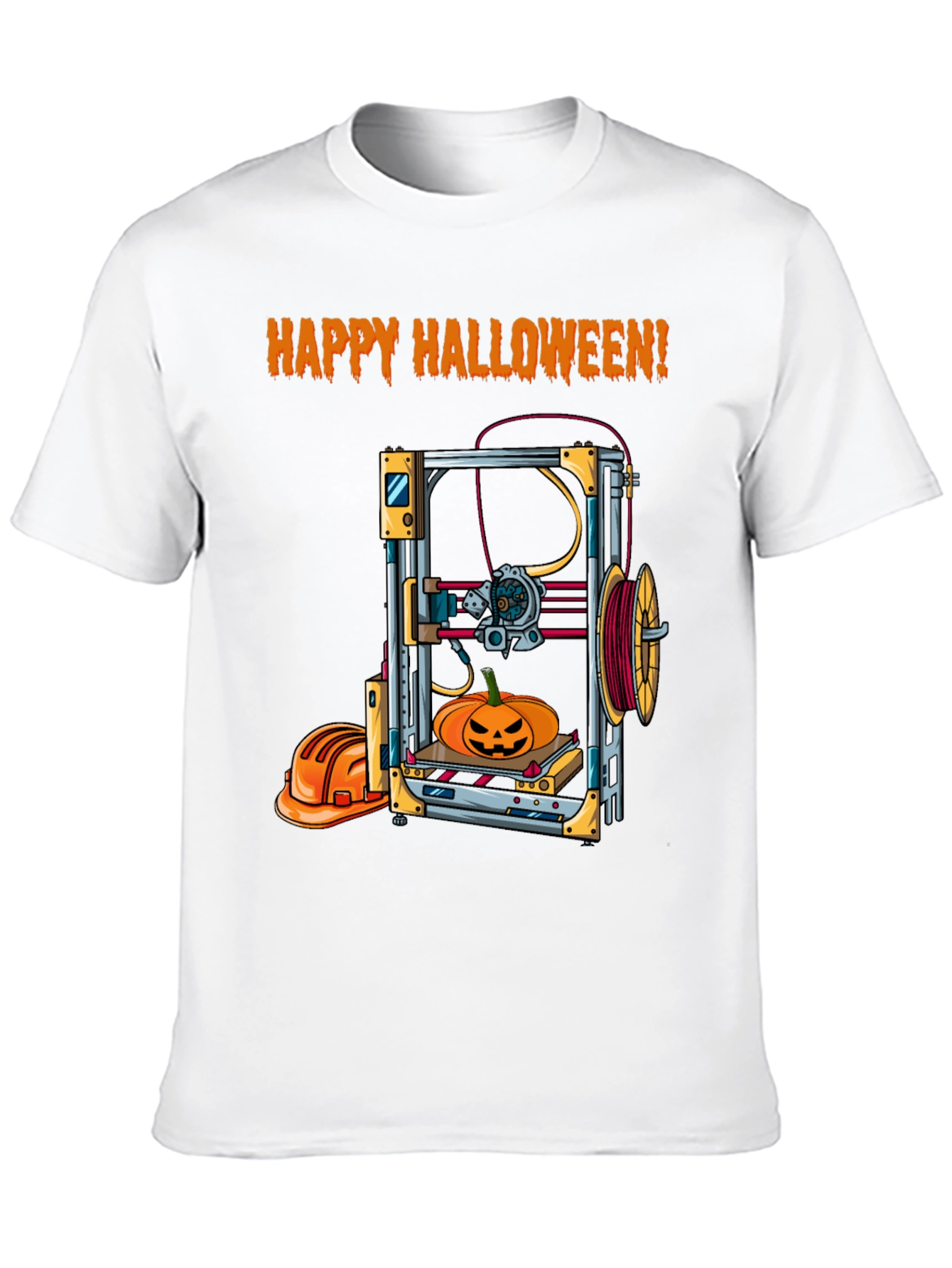 Happy Halloween 3D Printing T-Shirt