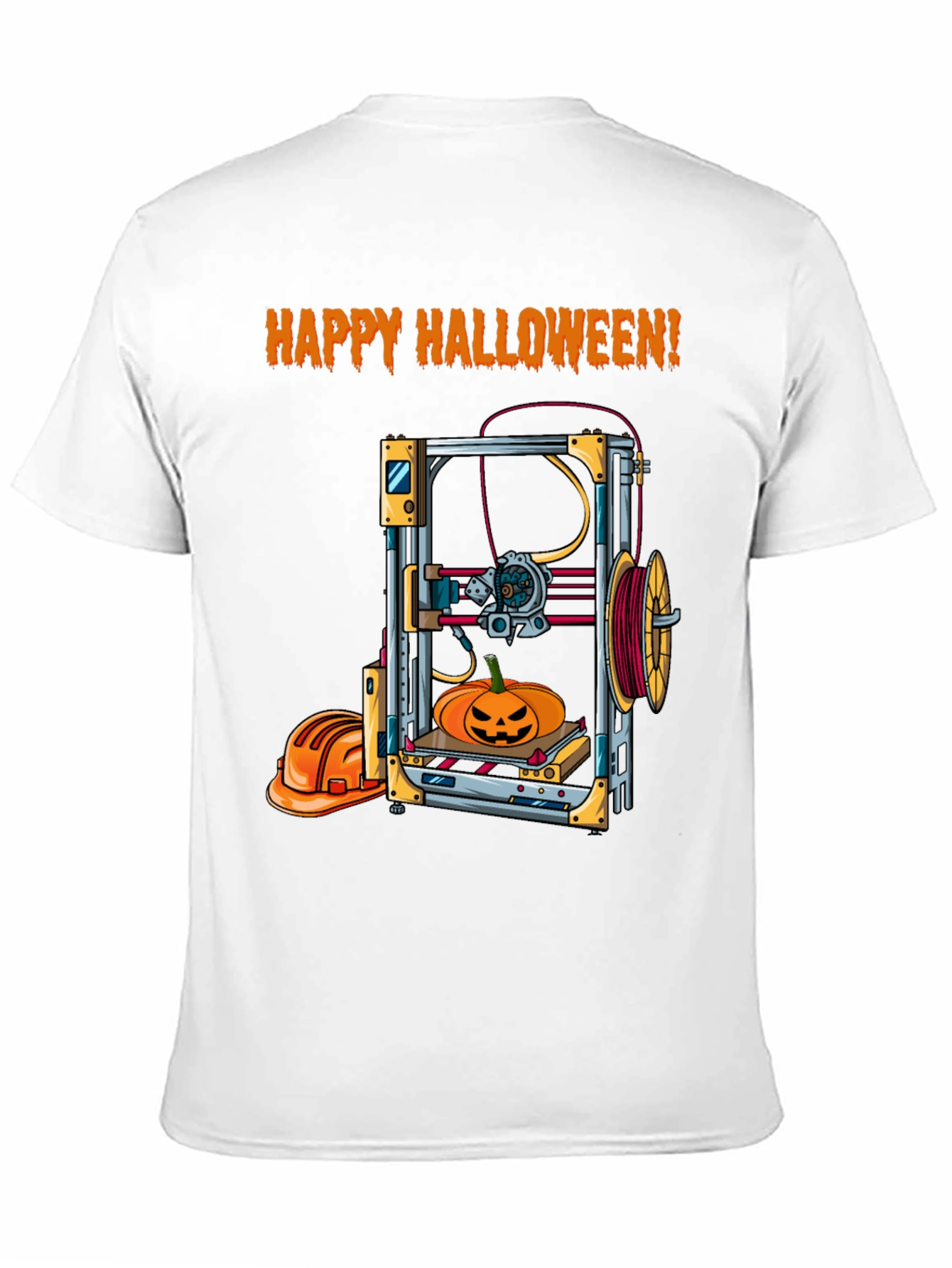 Happy Halloween 3D Printing T-Shirt