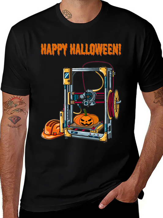 Happy Halloween 3D Printing T-Shirt