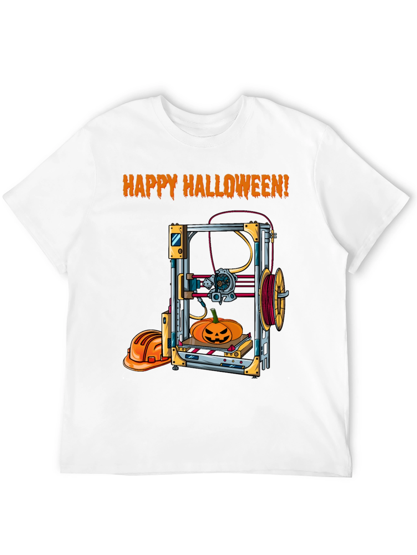 Happy Halloween 3D Printing T-Shirt