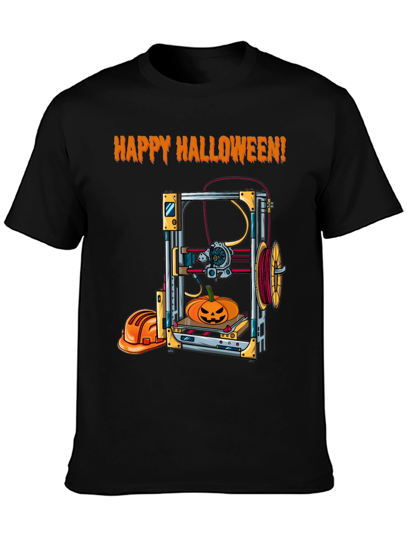 Happy Halloween 3D Printing T-Shirt
