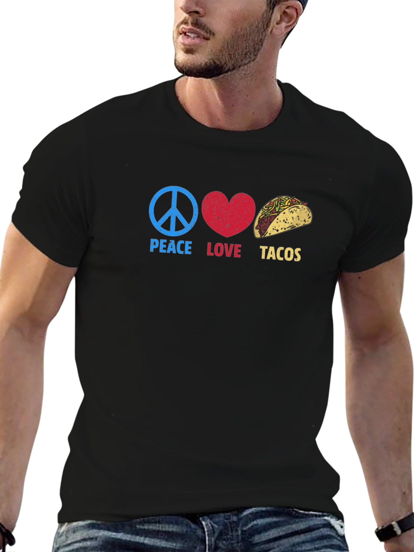 Peace Love Tacos Graphic Tee
