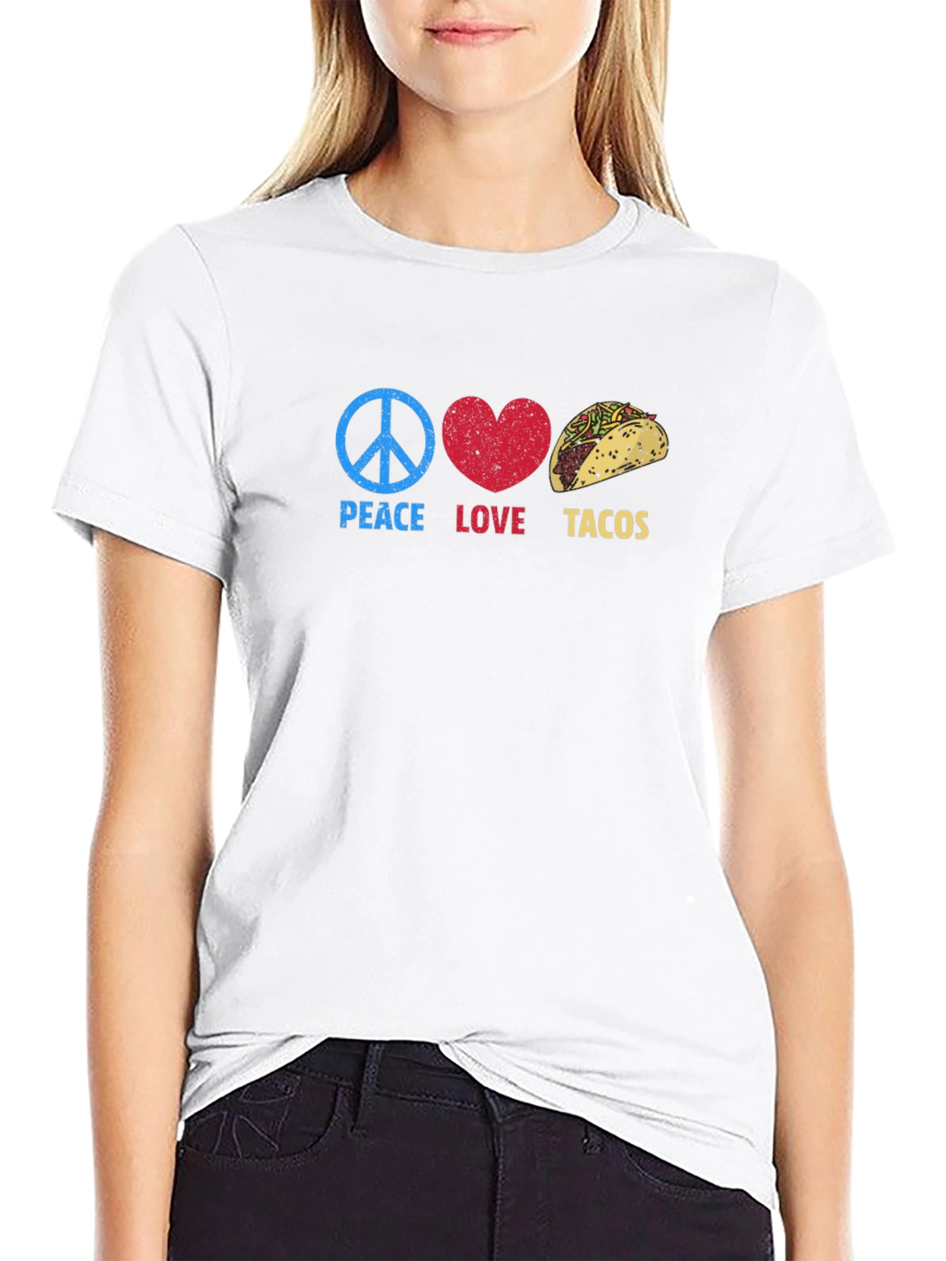 Peace Love Tacos Graphic Tee