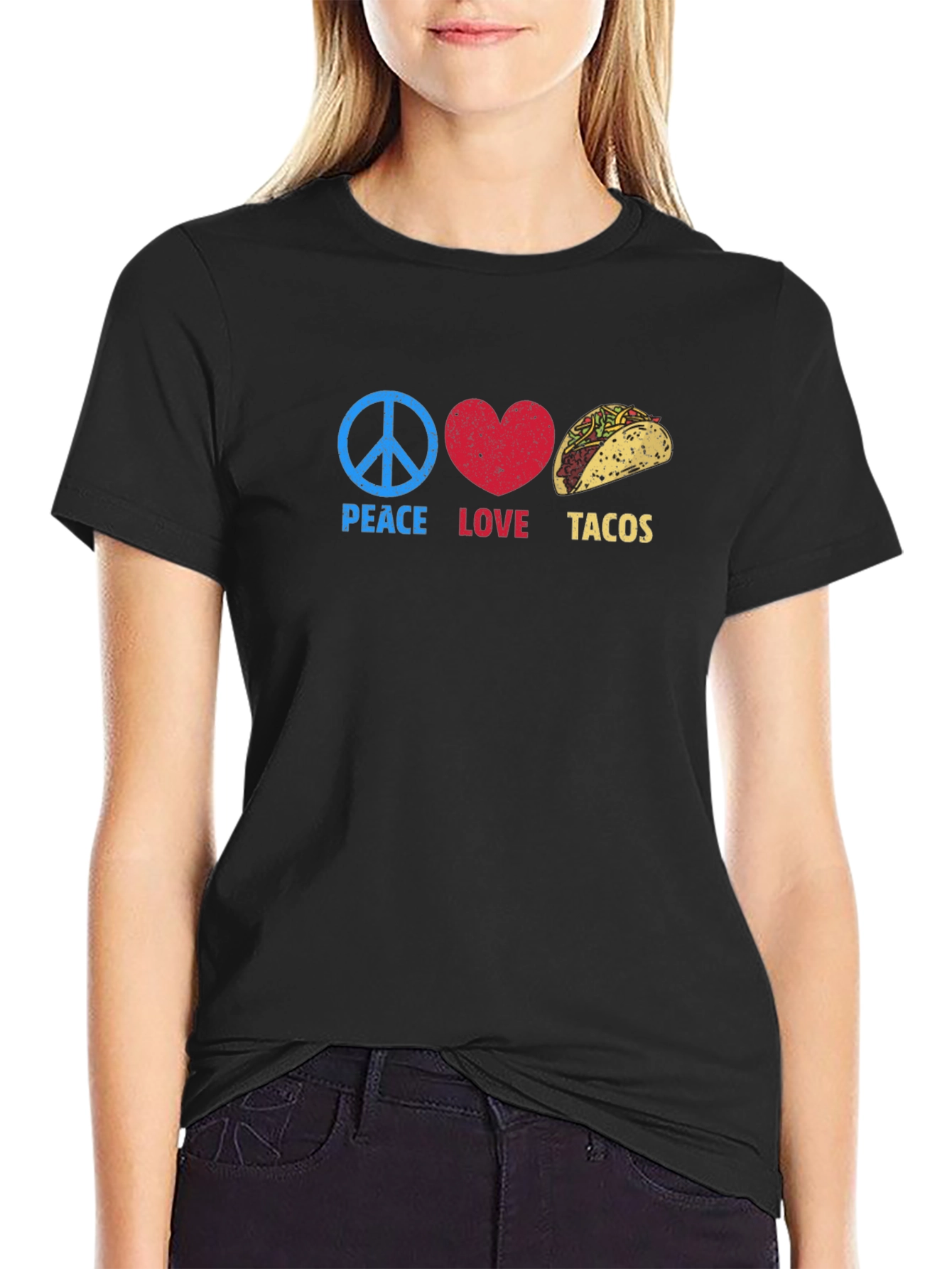 Peace Love Tacos Graphic Tee