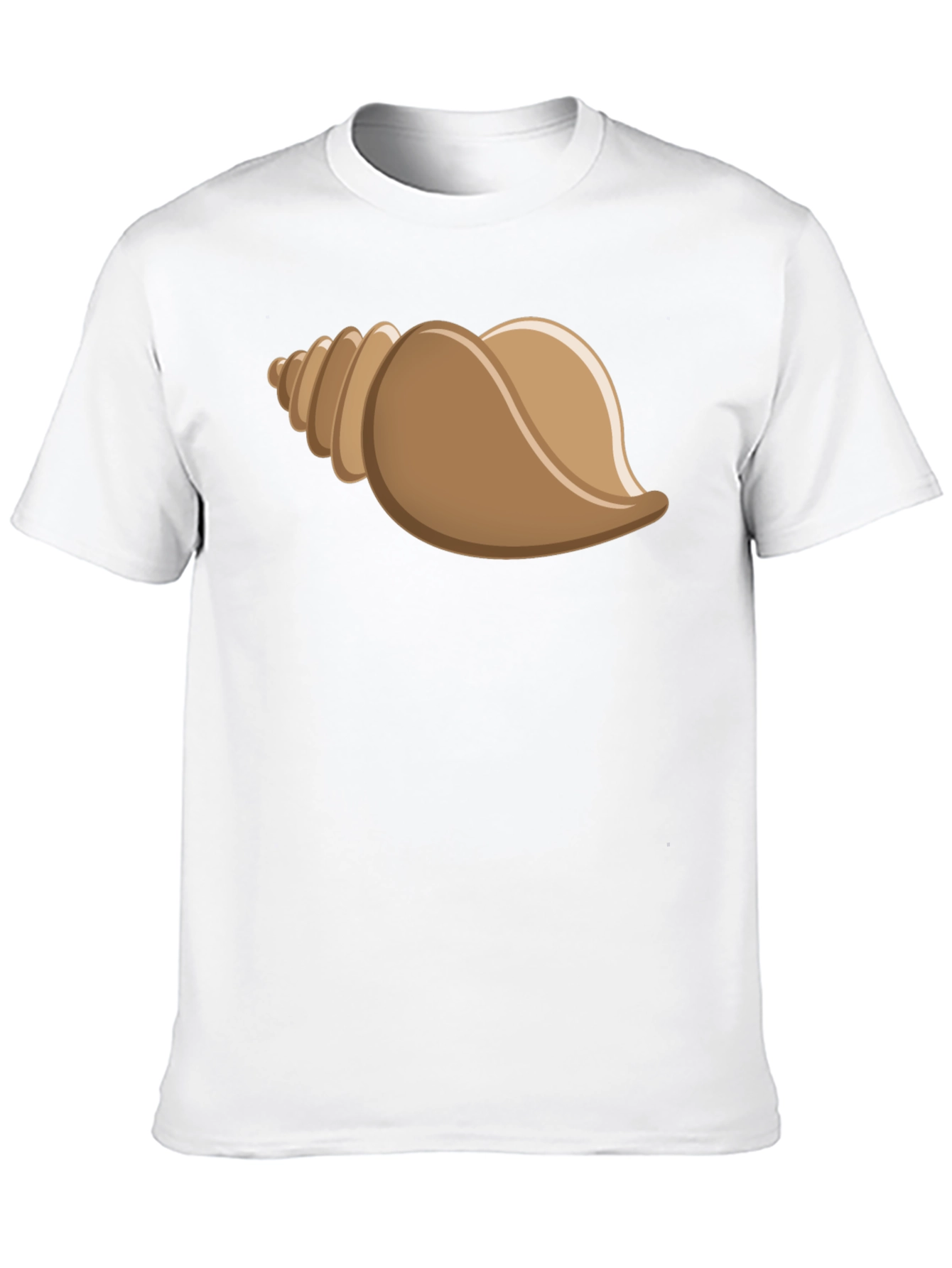 Seashell Graphic T-Shirt - Black Cotton Tee