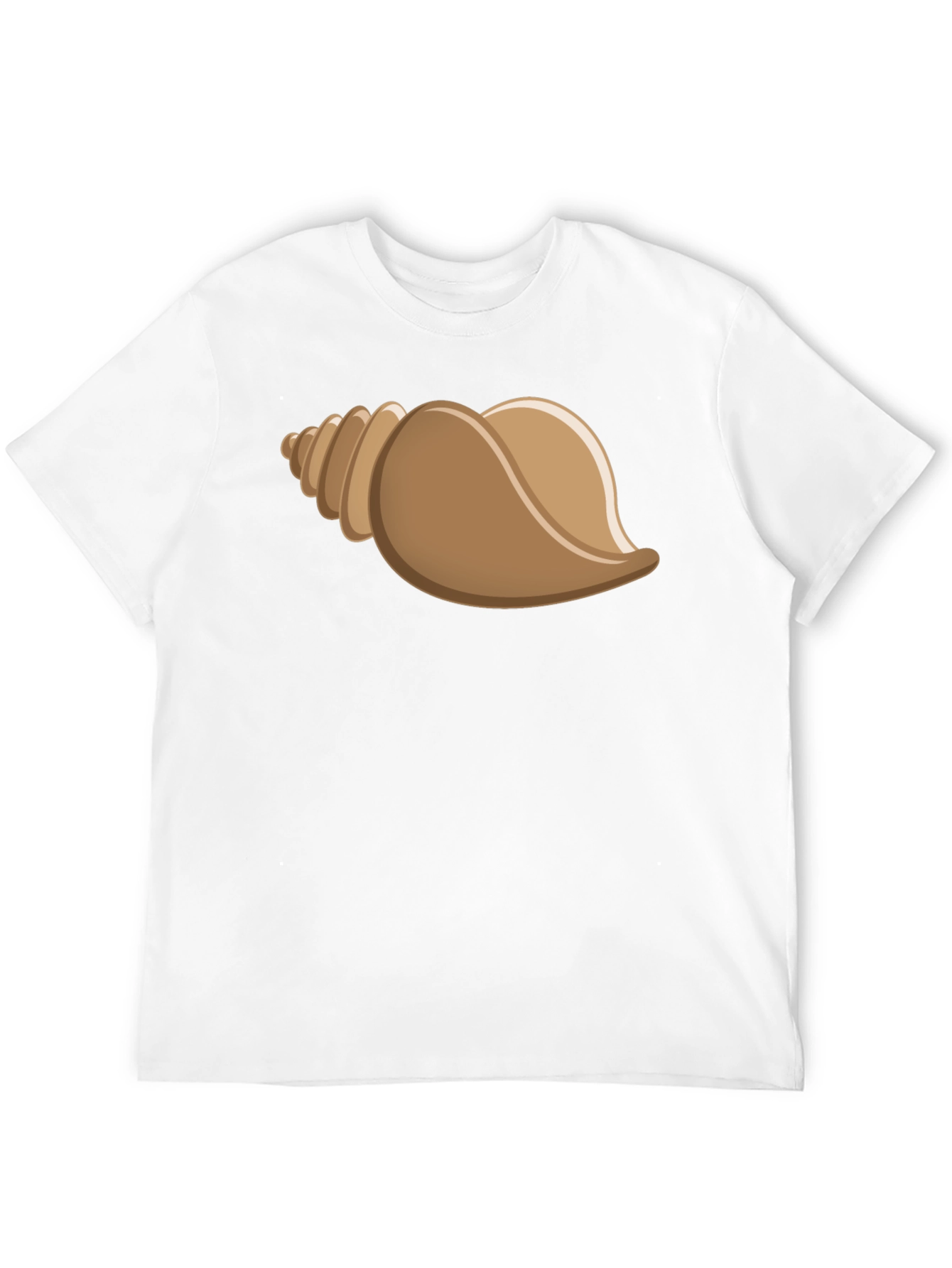 Seashell Graphic T-Shirt - Black Cotton Tee