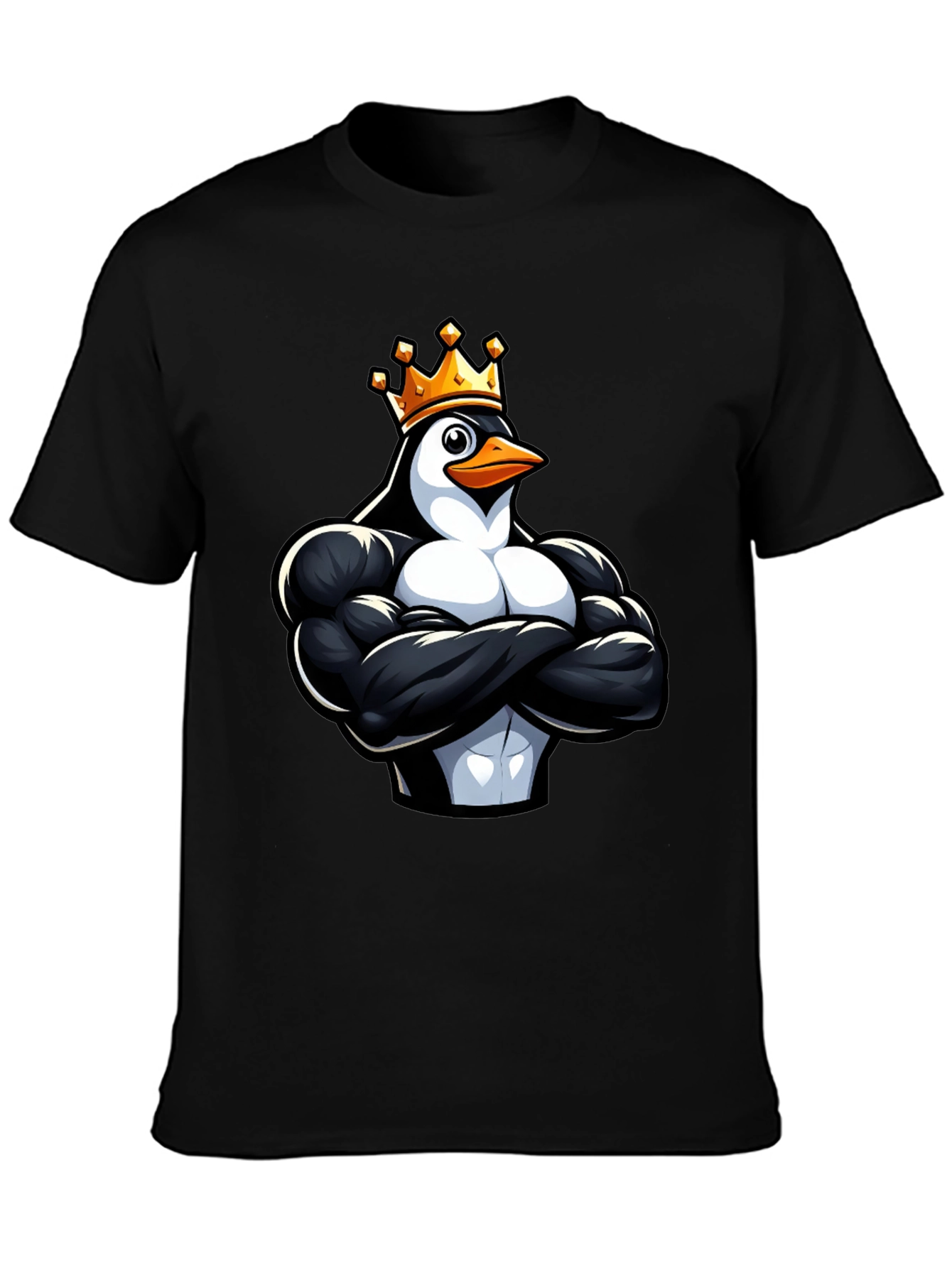 King Penguin Black T-Shirt