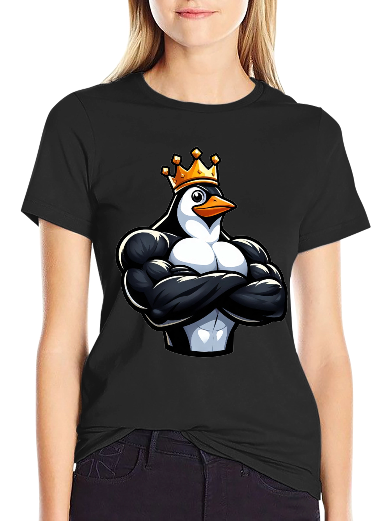 King Penguin Black T-Shirt