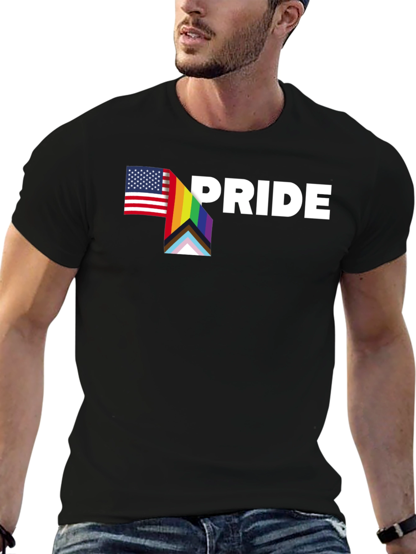 Pride USA LGBTQ+ T-Shirt - Celebrate Diversity