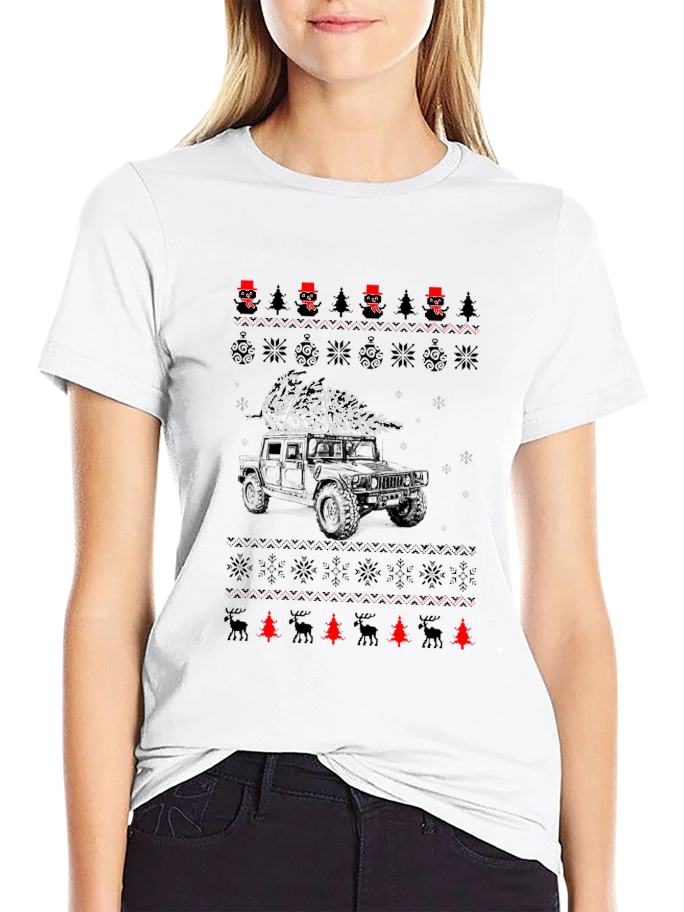 Ugly Christmas Hummer T-Shirt