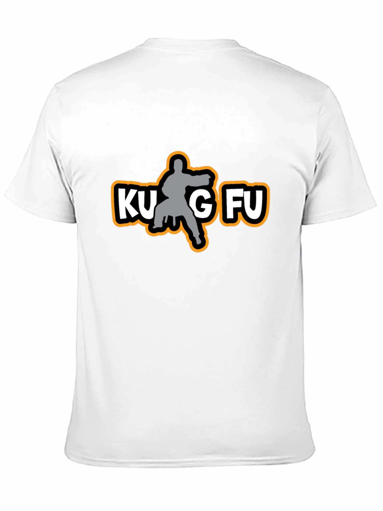 Kung Fu Silhouette Graphic Tee - Black