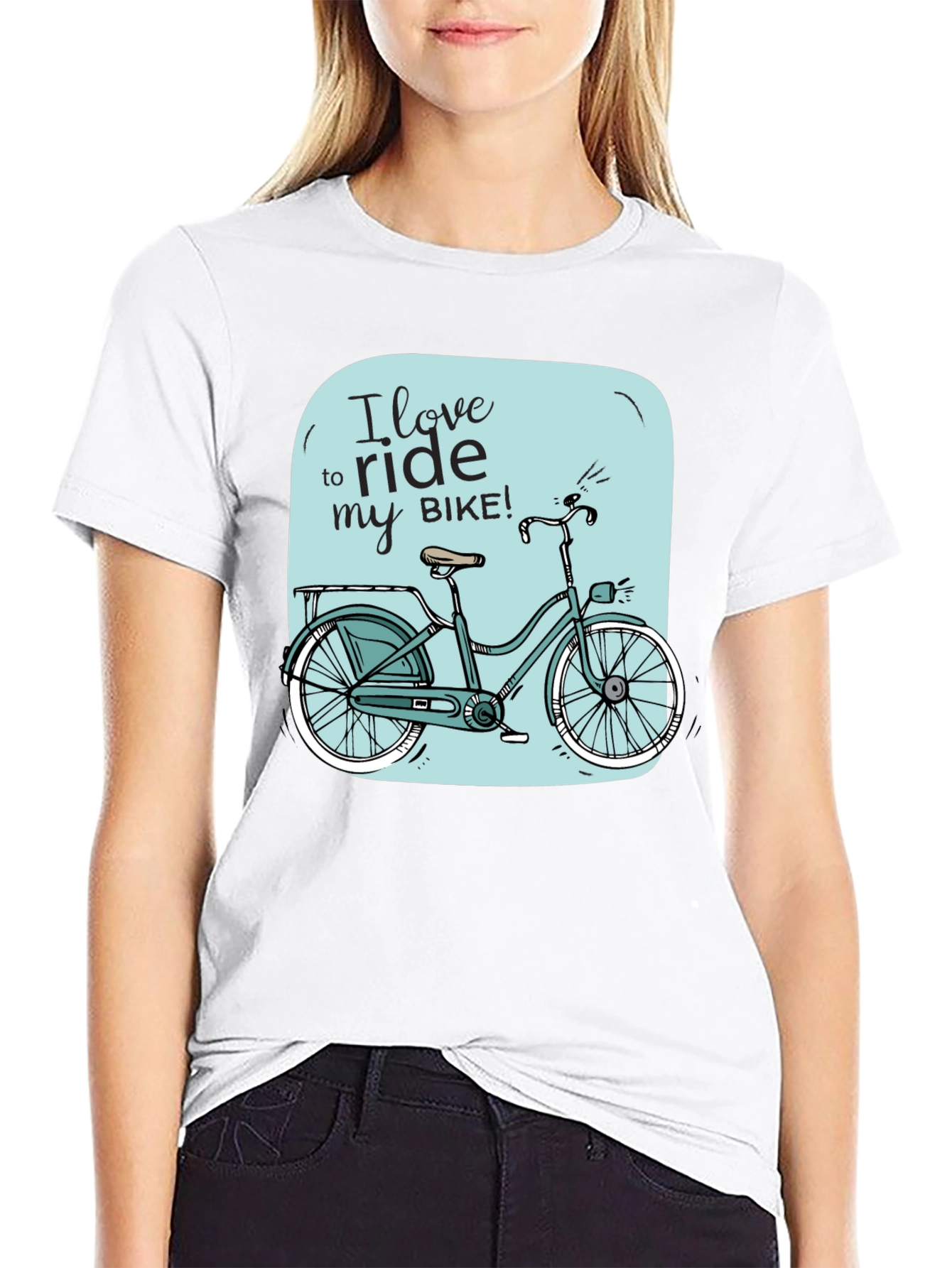 I Love to Ride My Bike Graphic T-Shirt