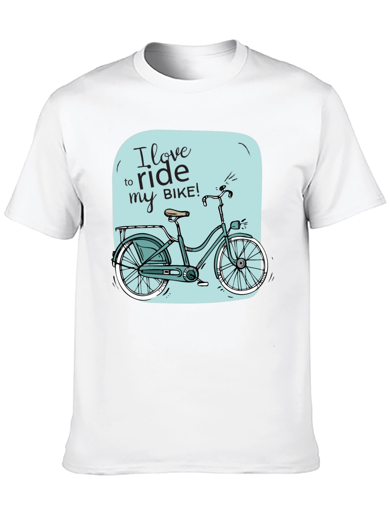 I Love to Ride My Bike Graphic T-Shirt