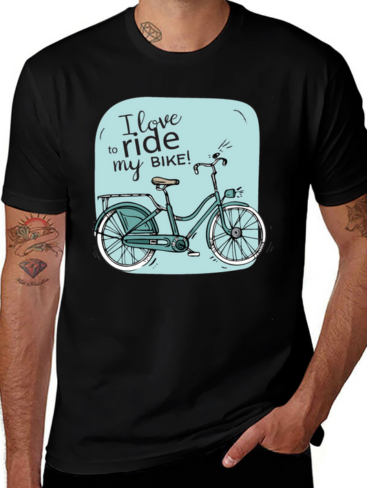 I Love to Ride My Bike Graphic T-Shirt