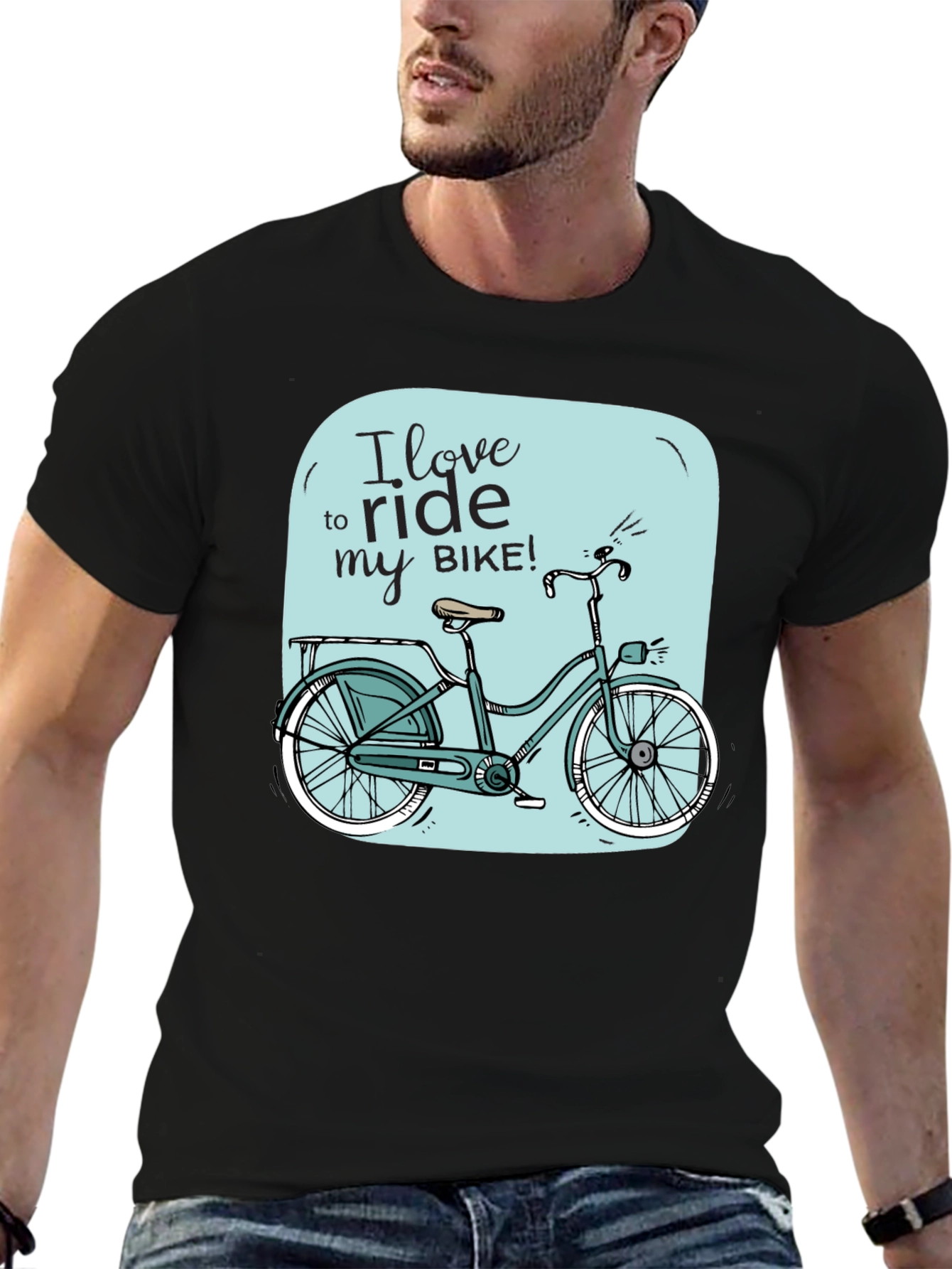 I Love to Ride My Bike Graphic T-Shirt