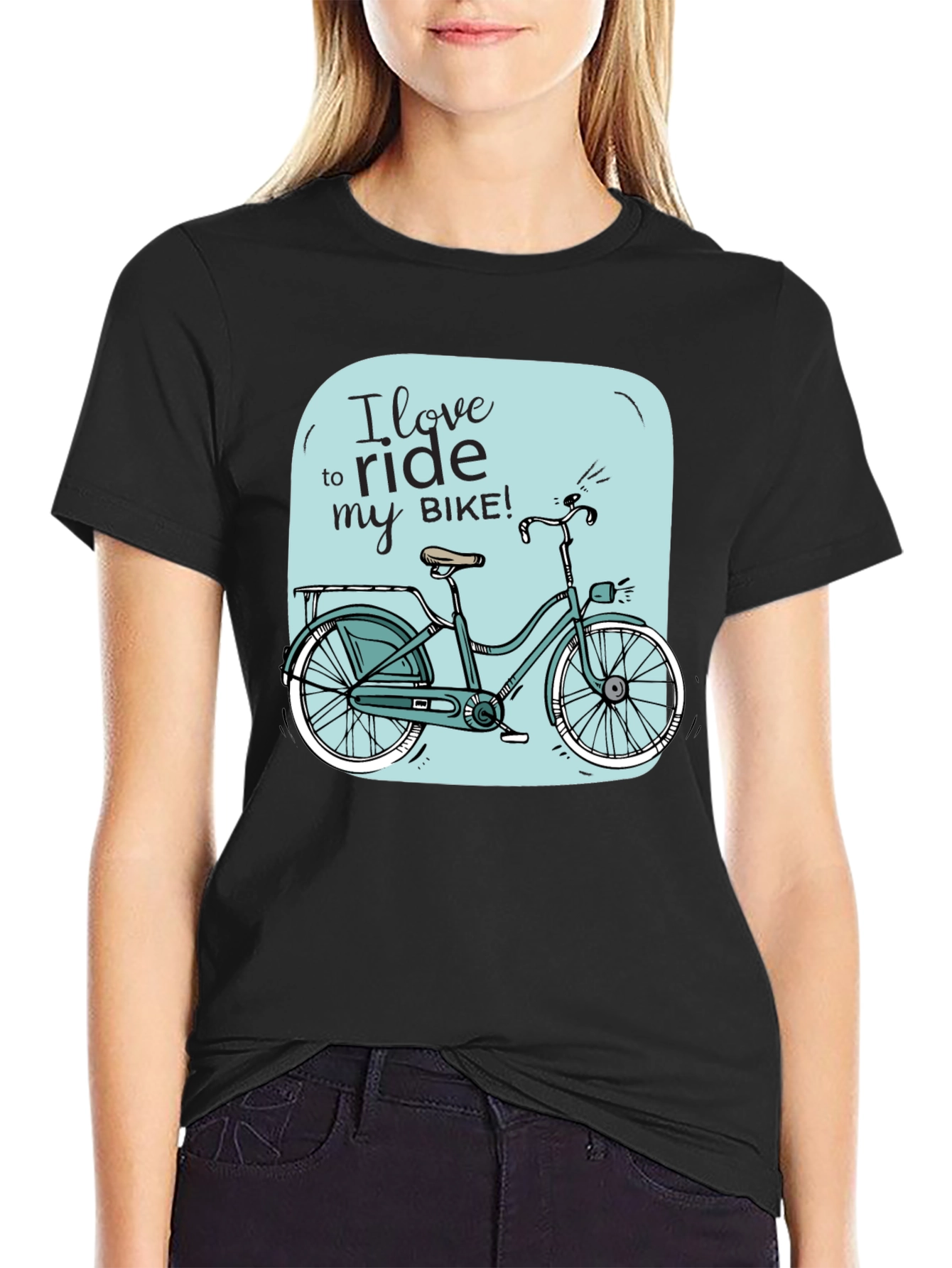 I Love to Ride My Bike Graphic T-Shirt