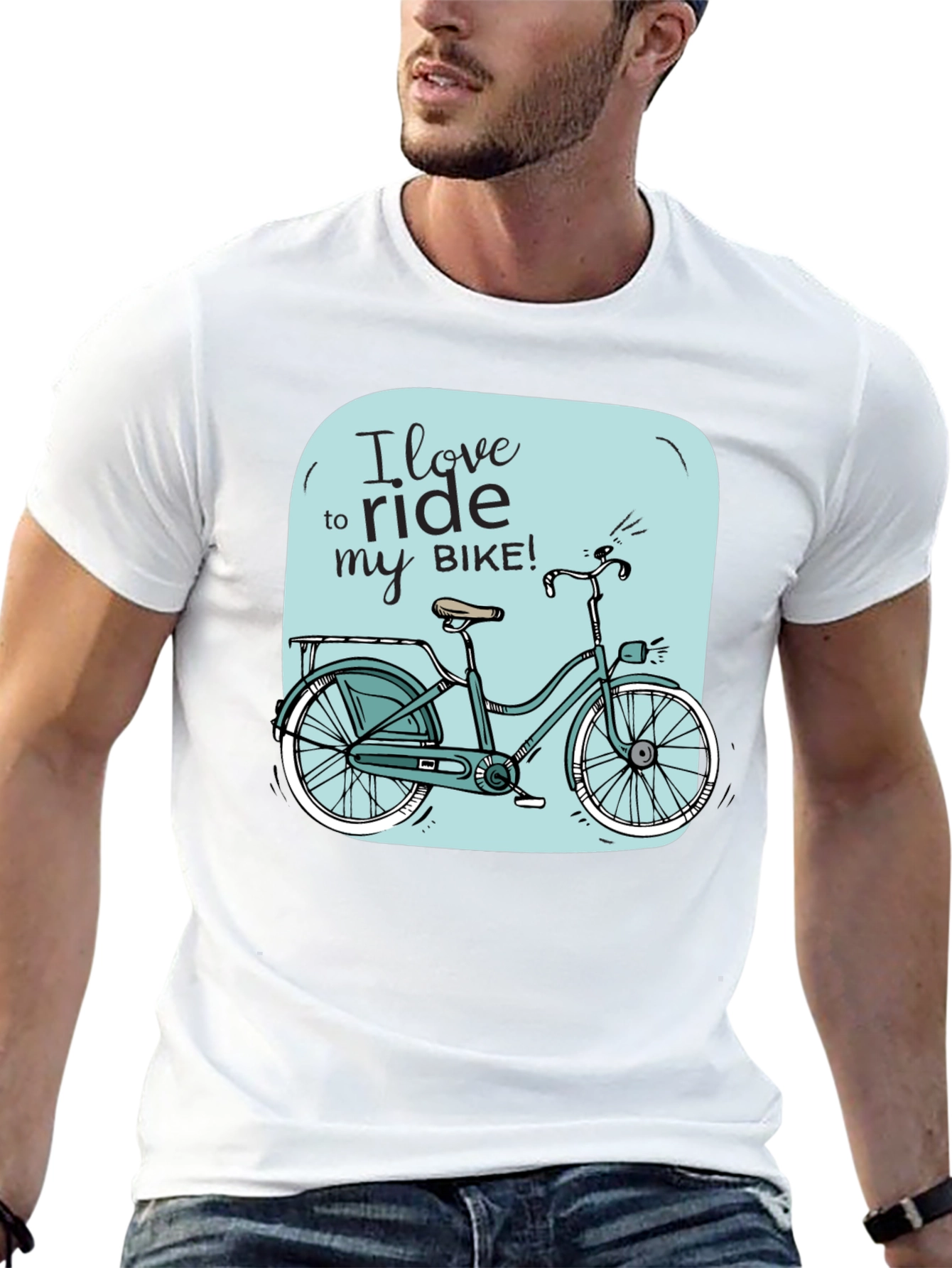 I Love to Ride My Bike Graphic T-Shirt