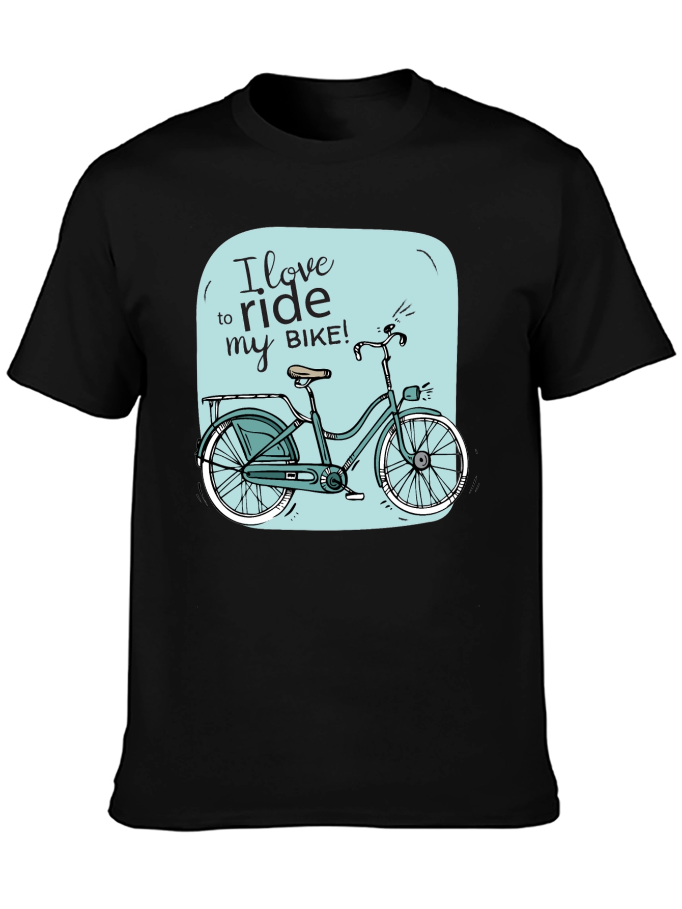 I Love to Ride My Bike Graphic T-Shirt