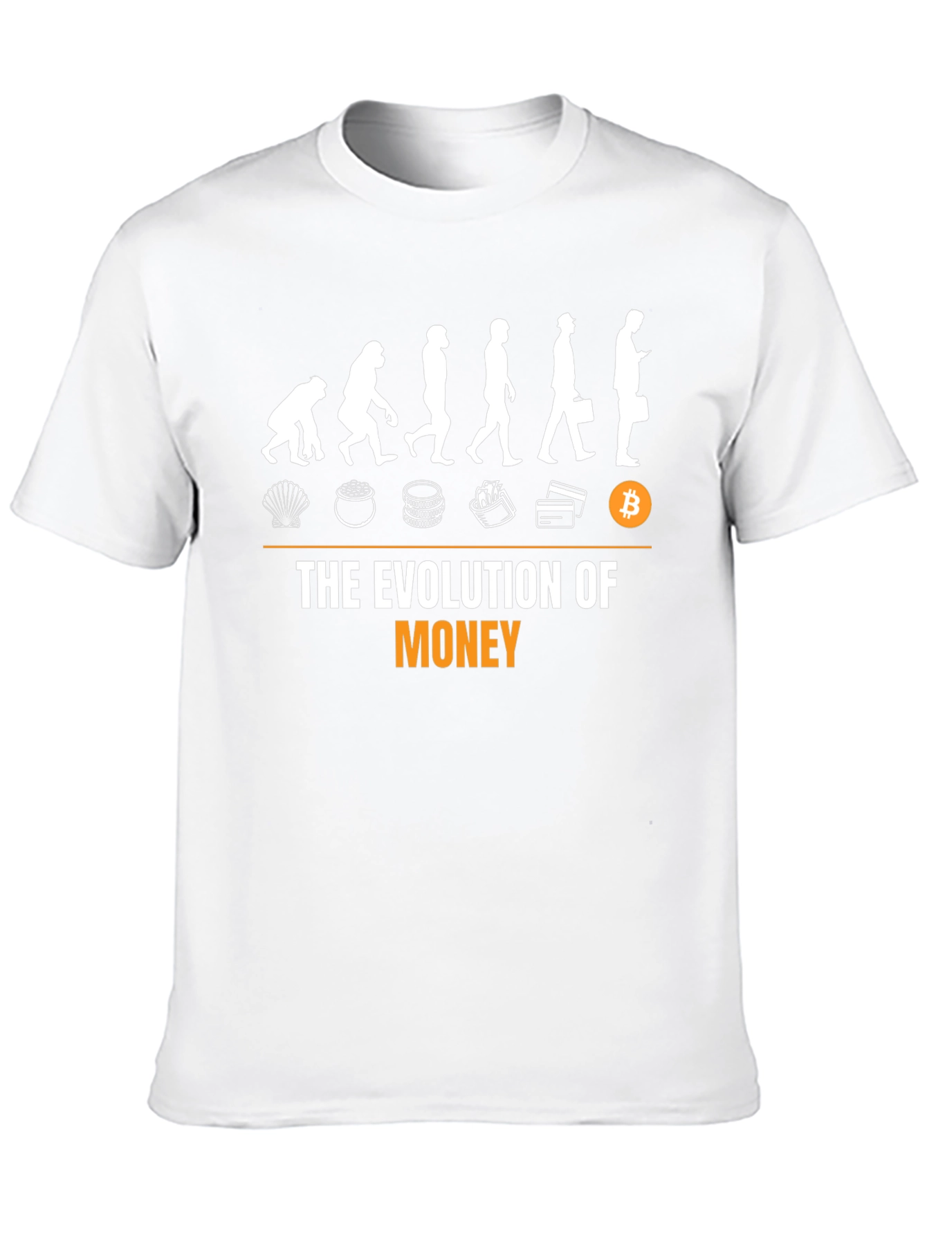 Evolution of Money T-Shirt - Crypto Bitcoin Tee