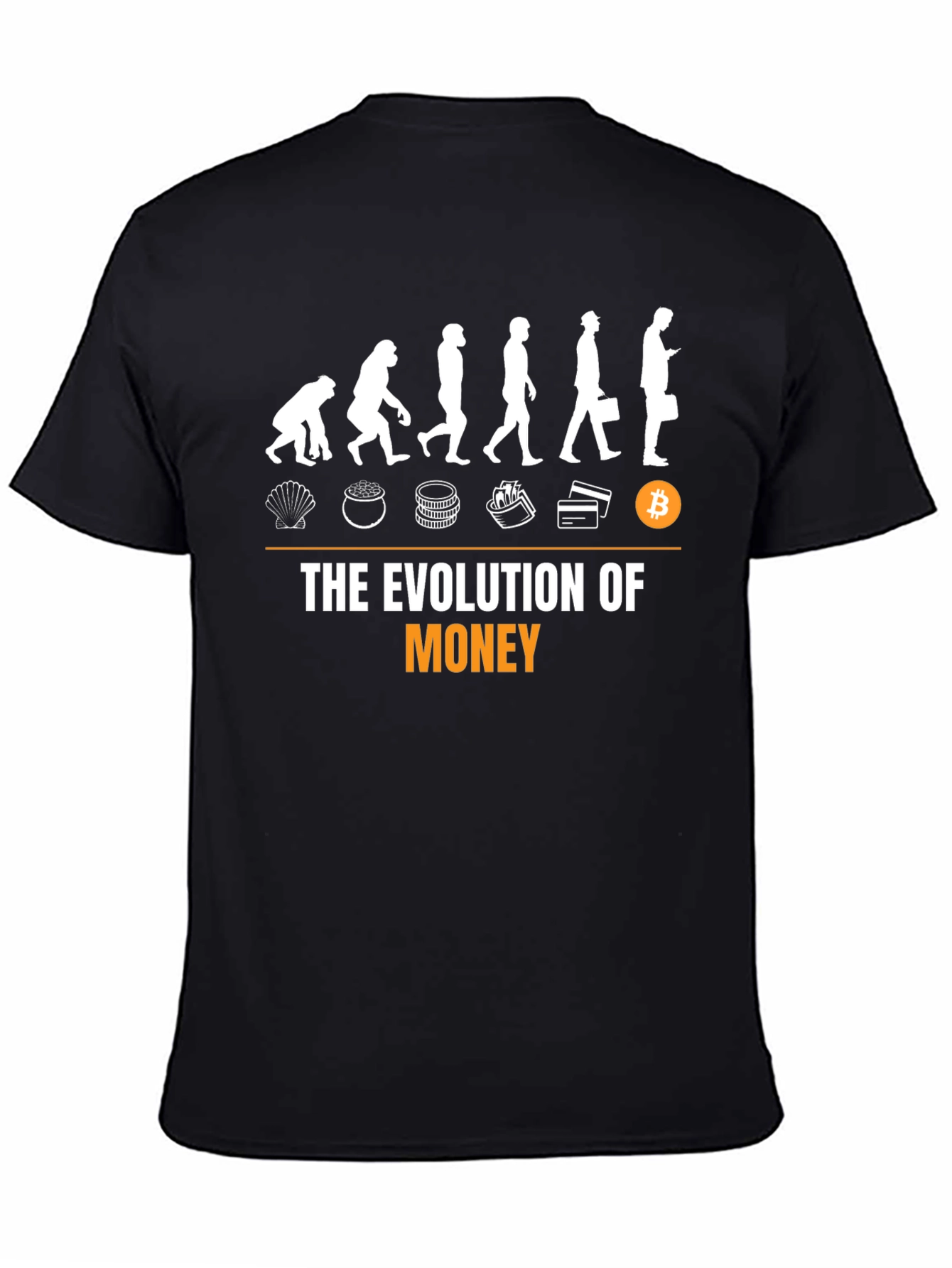 Evolution of Money T-Shirt - Crypto Bitcoin Tee