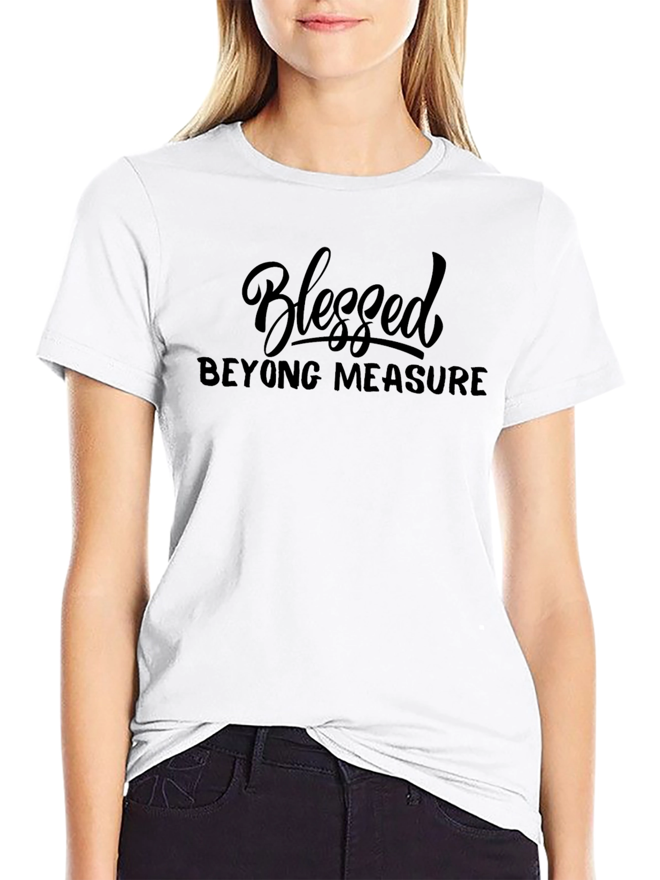 Blessed Beyond Measure Black T-Shirt