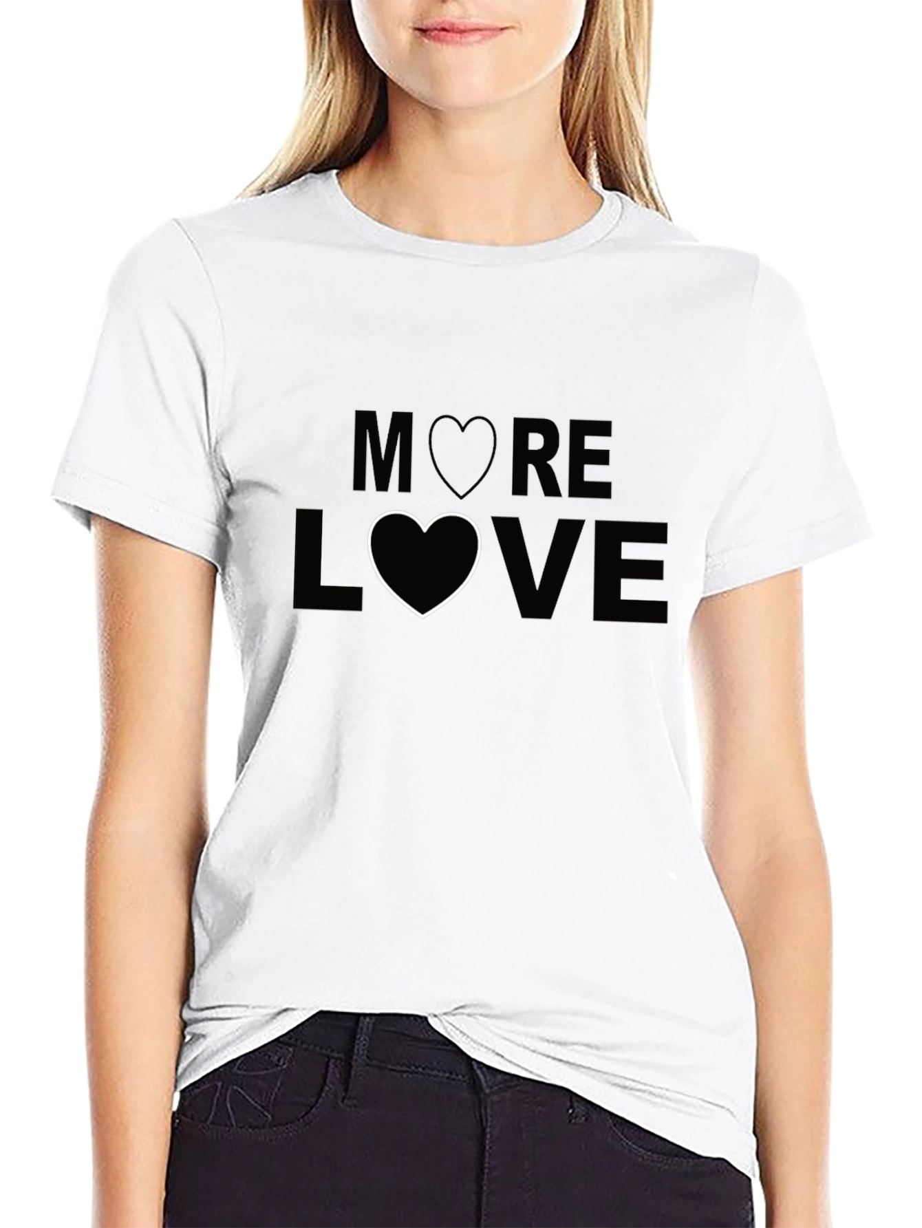 More Love Graphic Tee - Black Unisex T-Shirt
