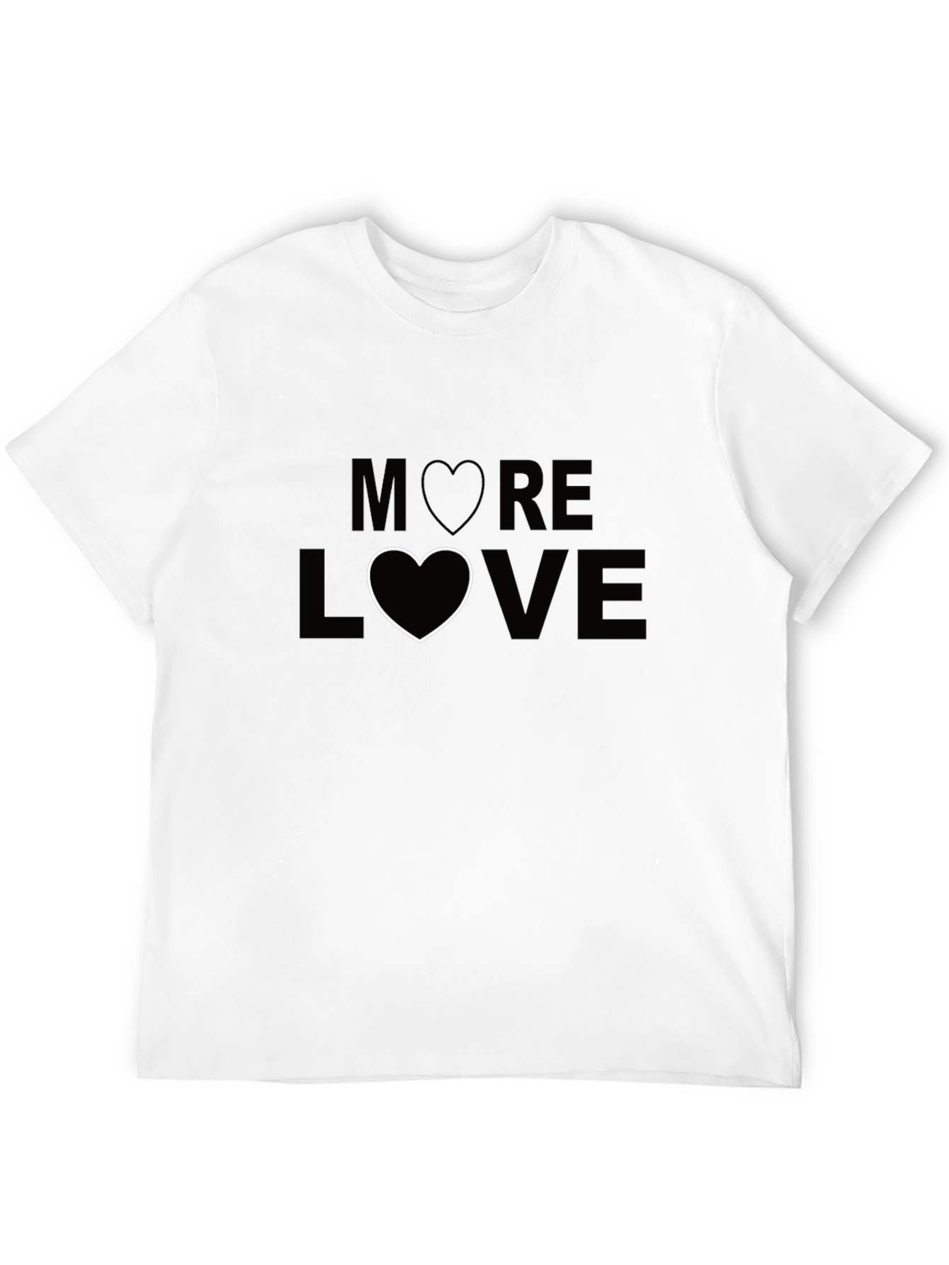 More Love Graphic Tee - Black Unisex T-Shirt