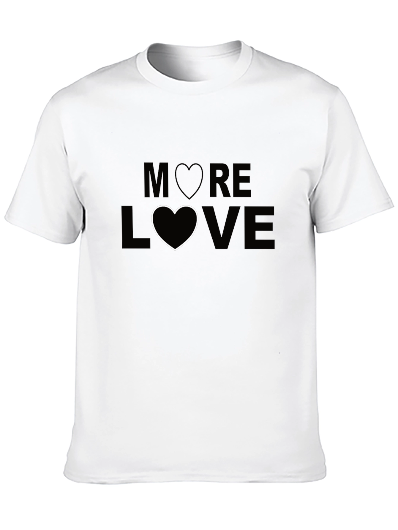 More Love Graphic Tee - Black Unisex T-Shirt