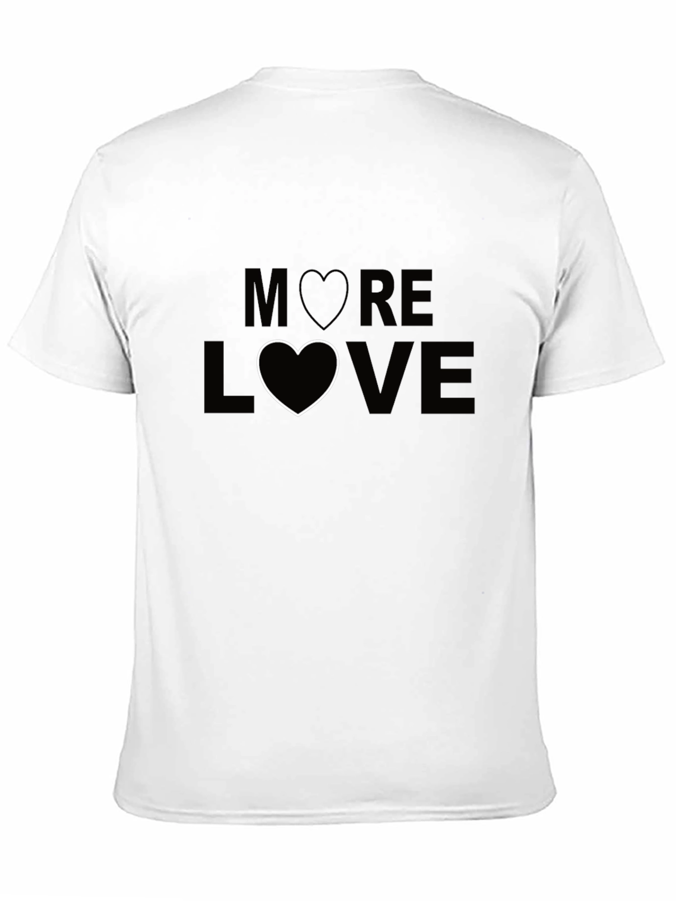 More Love Graphic Tee - Black Unisex T-Shirt