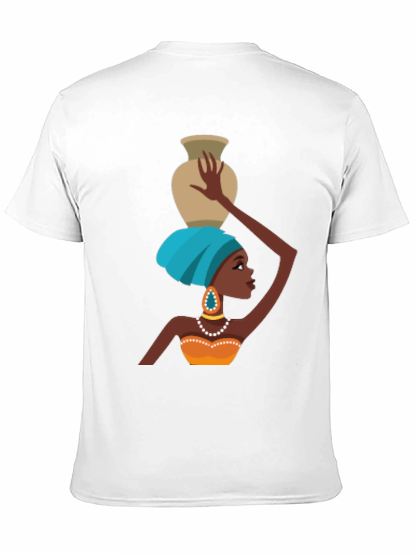 Vibrant African Woman Graphic T-Shirt