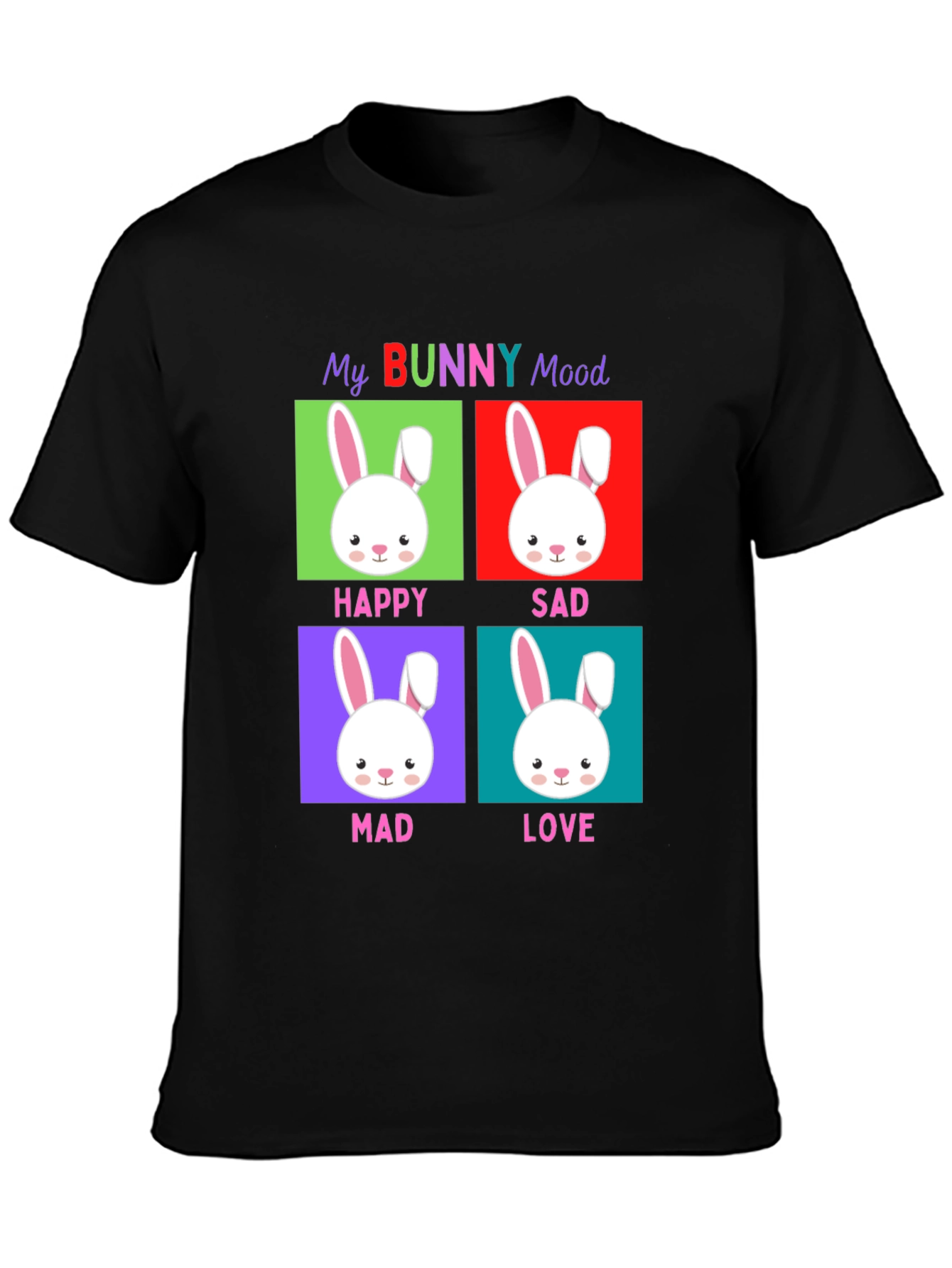 Funny Easter Bunny Mood T-Shirt