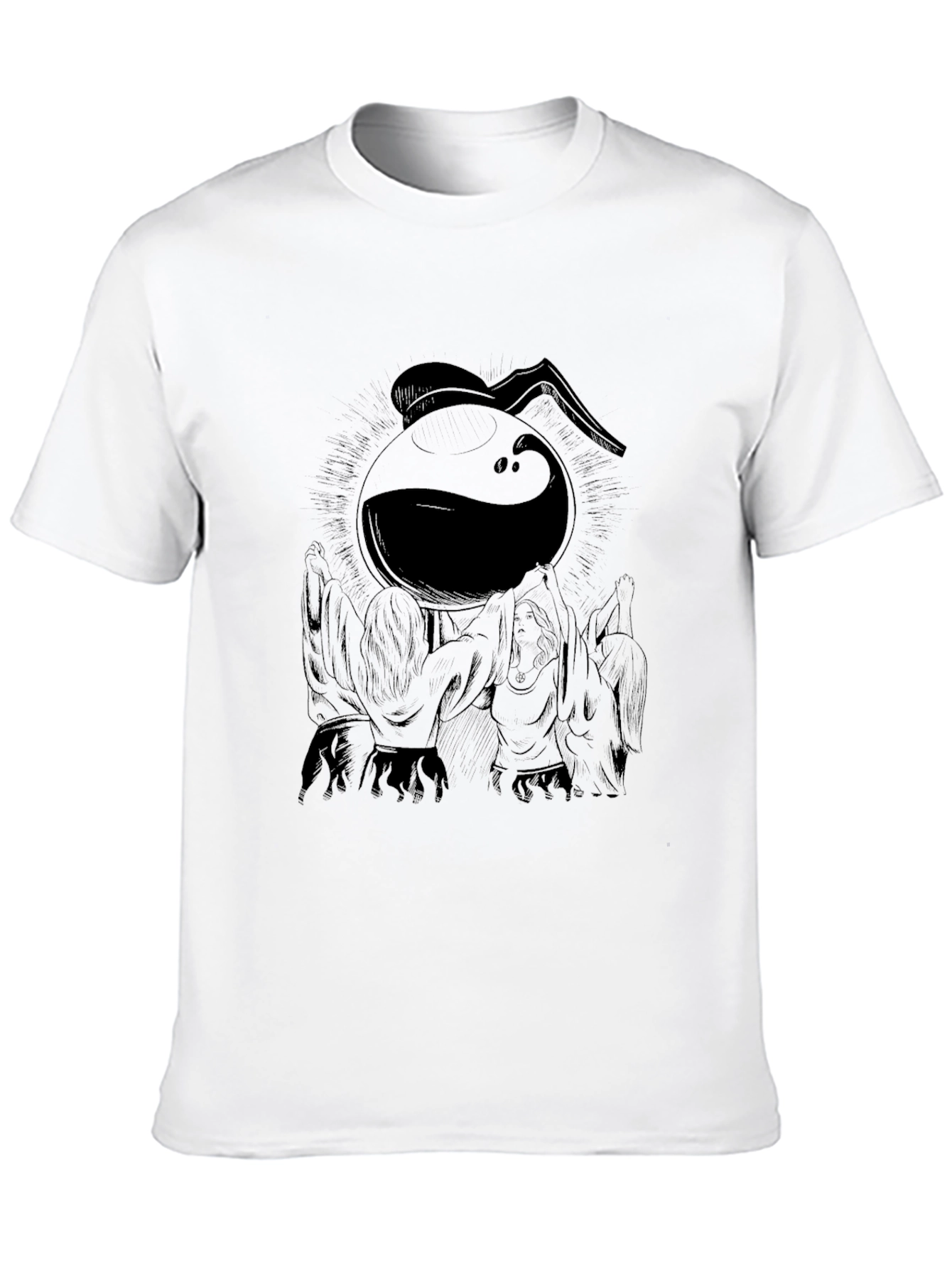 Black Coffee Maker Graphic Tee - Unique Design